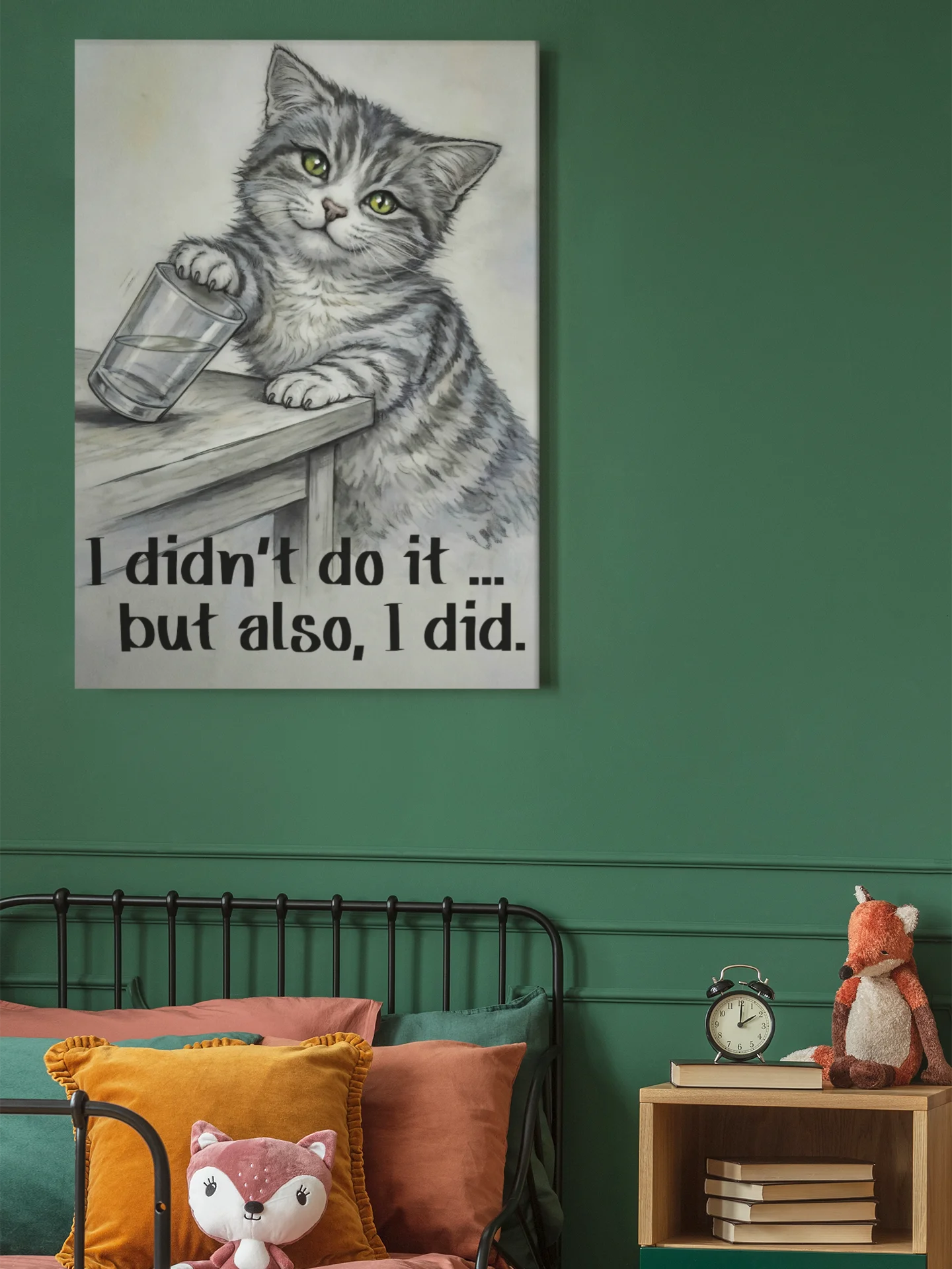 I Didn’t Do It Mischievous Cat Poster product image (71)