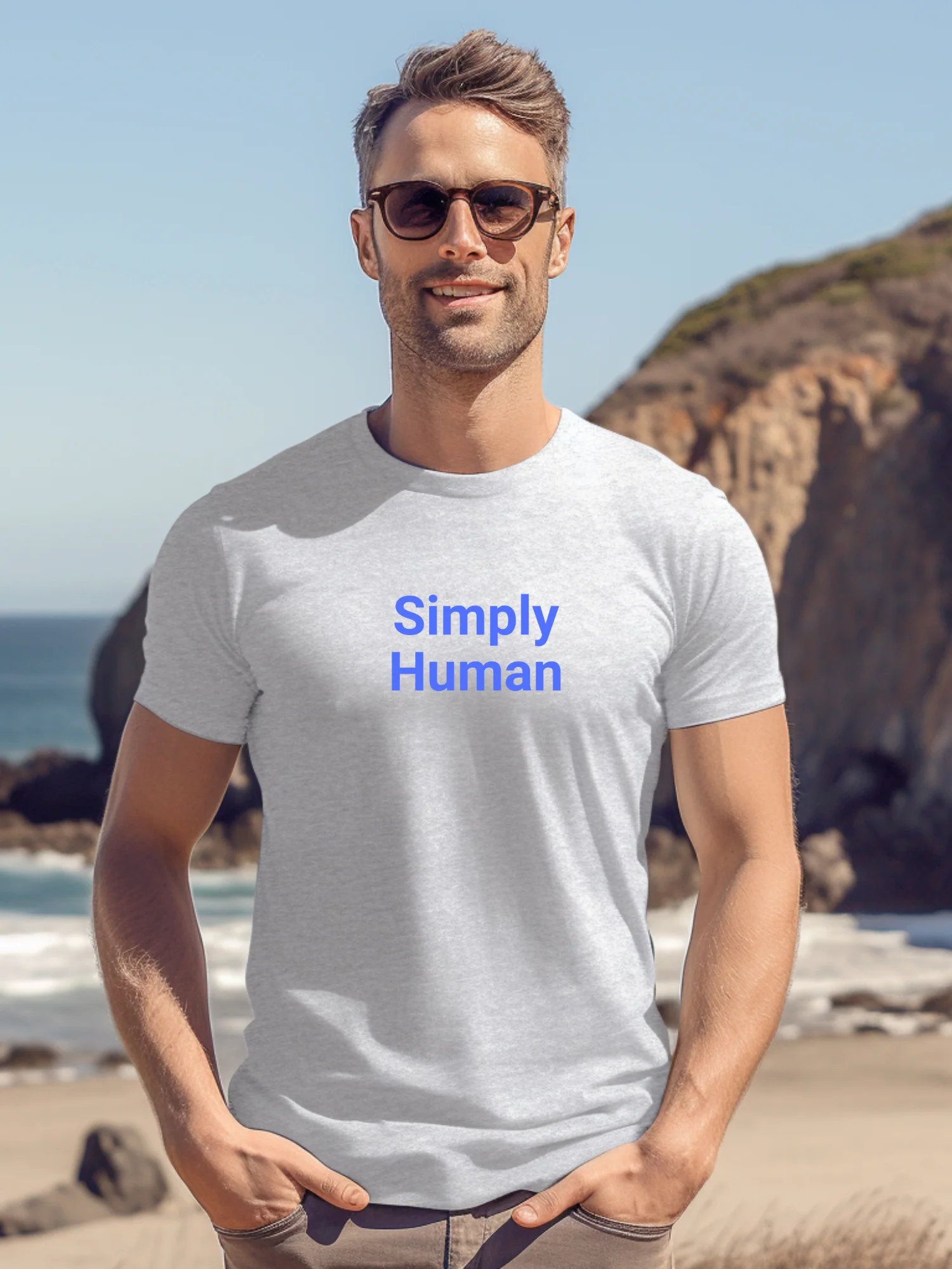 “Simply Human” My Vibe Cotton T-Shirt product image (1)