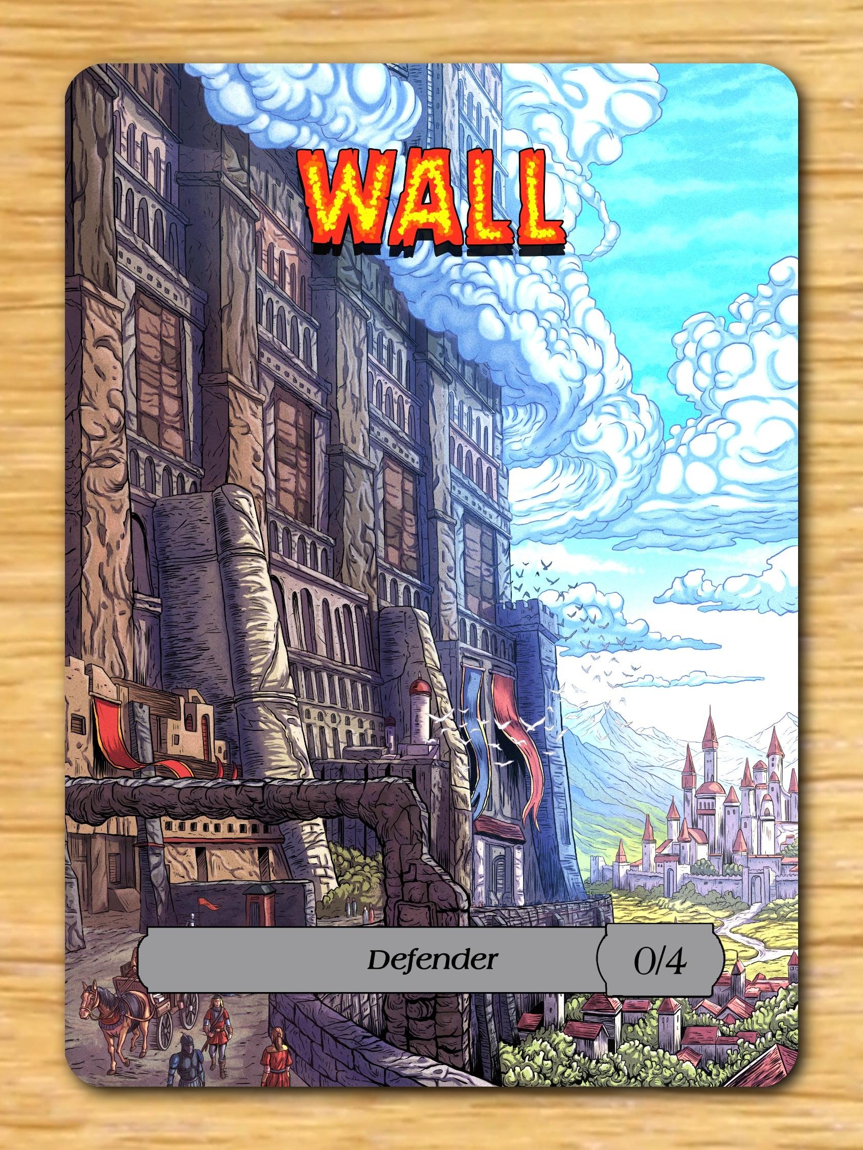Wall 0/4 Full Art Token product image (1)