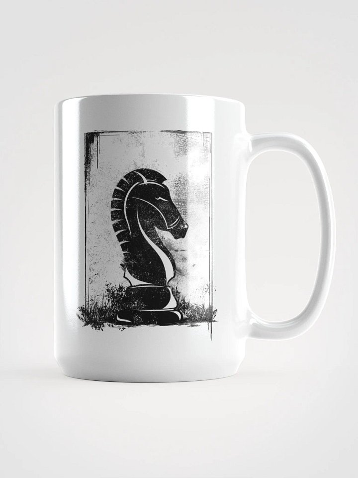 Grunge Chess: Knight's Steed 15 oz. mug product image (1)
