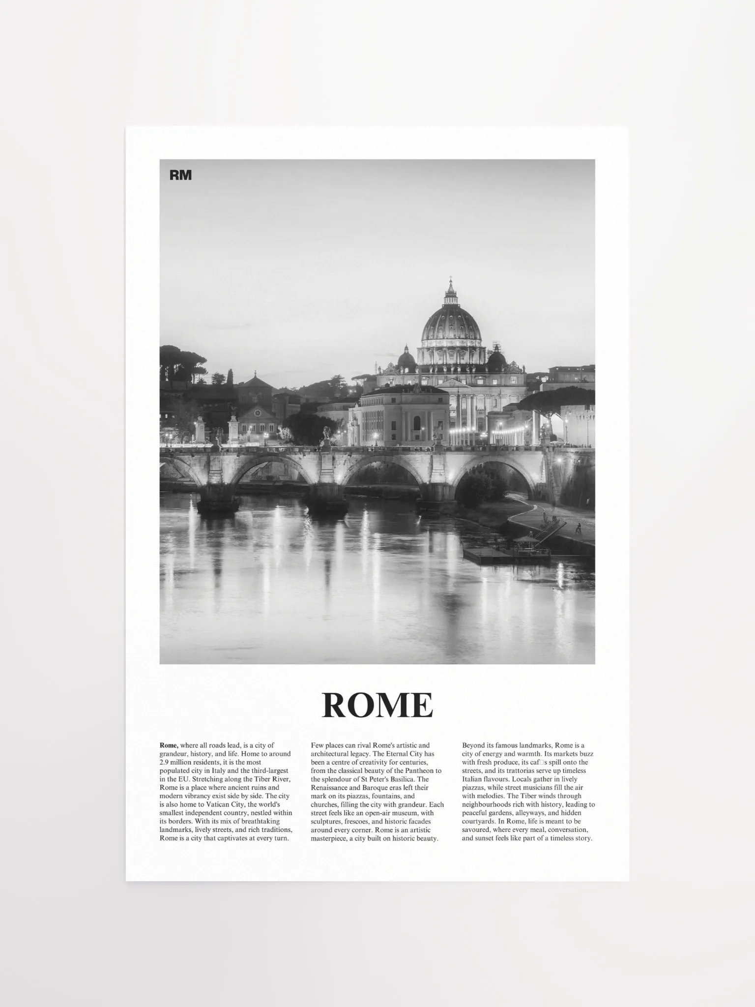 Rome 04 Newspaper Poster product image (11)