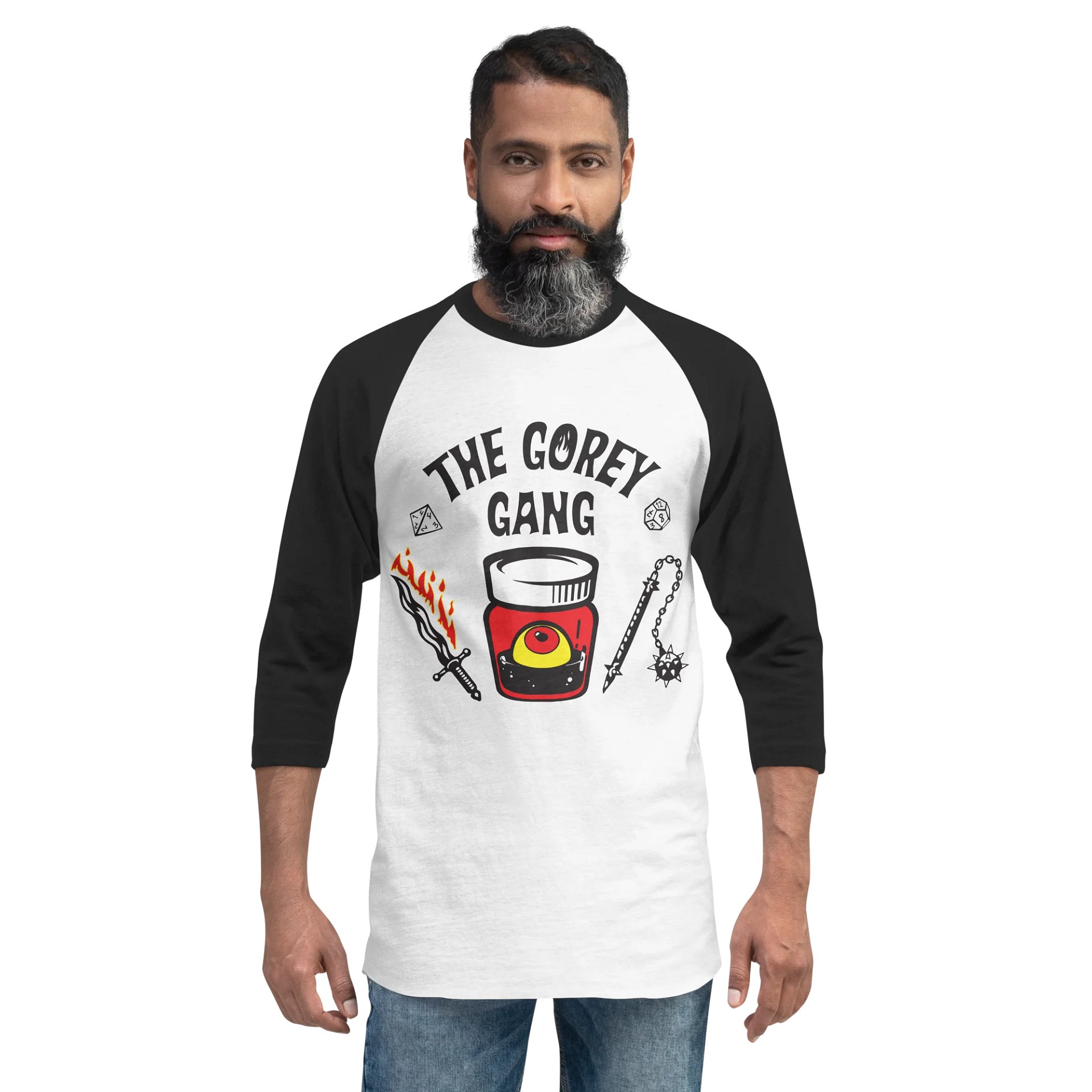 DnD Gang - Tultex Fine Jersey Raglan Teen product image (1)