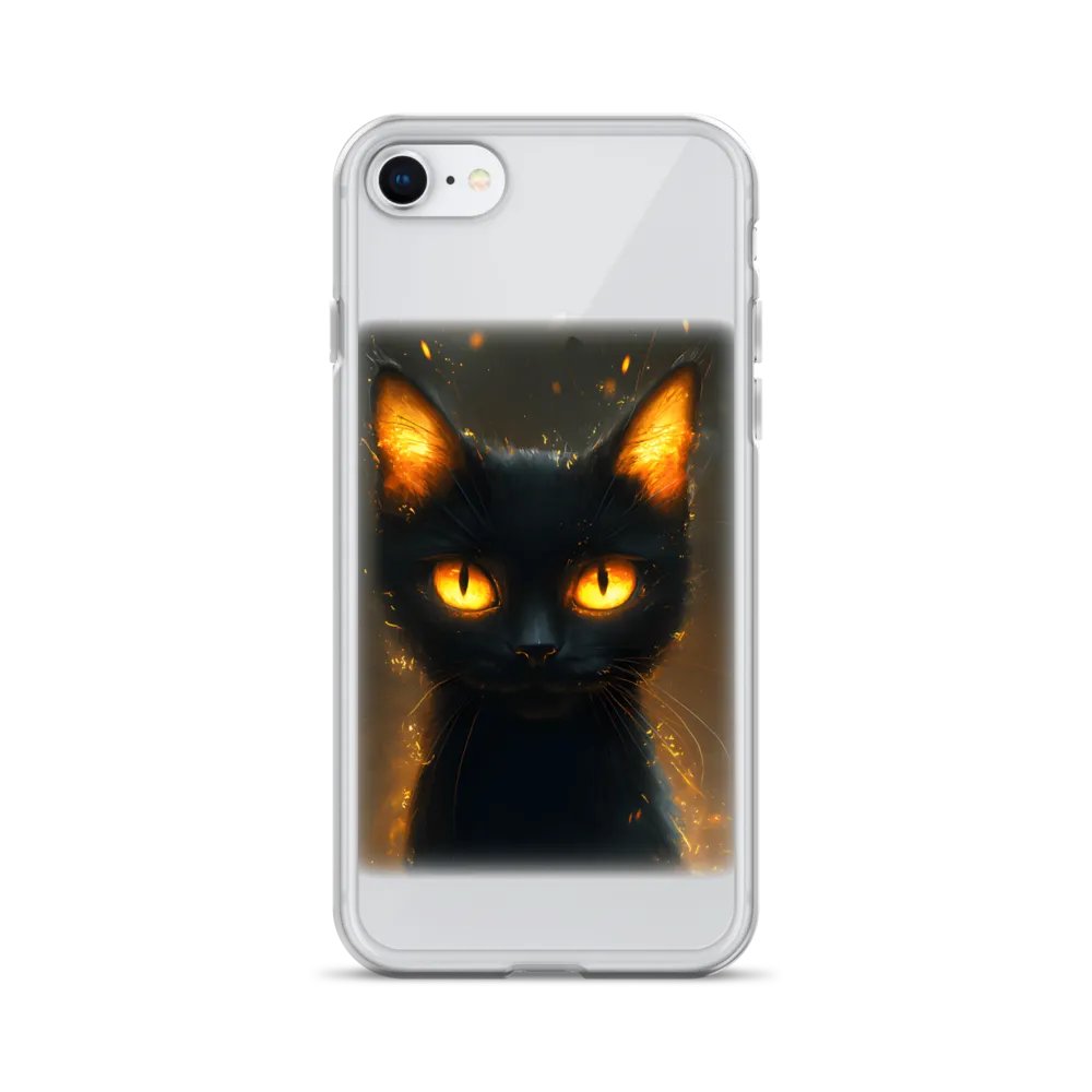 iPhone case with Fire Cat product image (3)