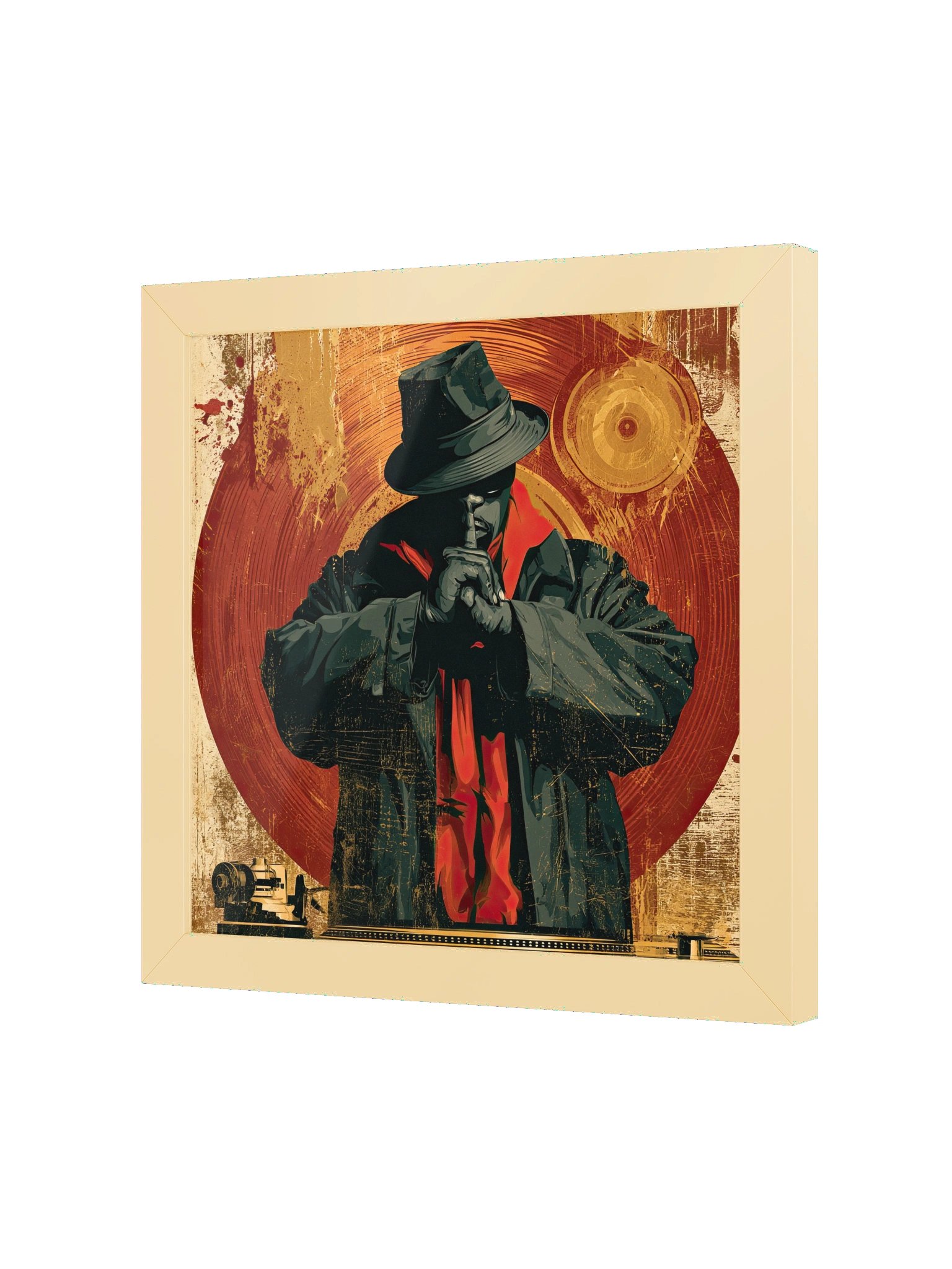 Off the Record | Framed Art Print | Originology | Black History X product image (2)