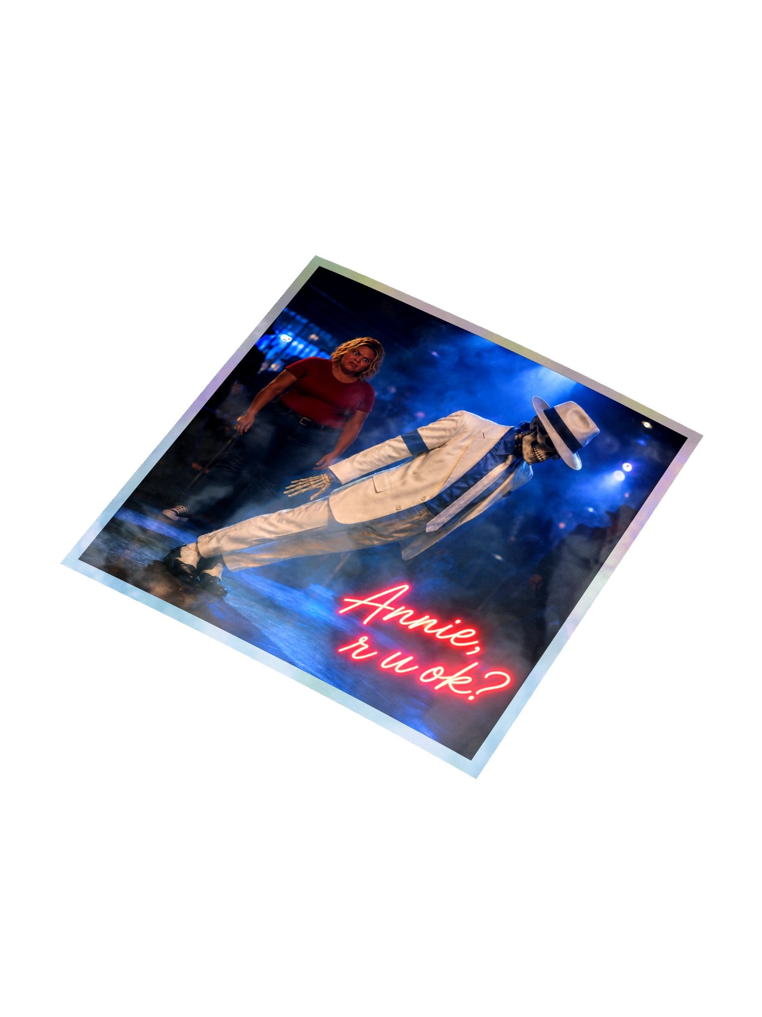 "Annie, r u ok?" Kiss-Cut Holographic Sticker Sheet product image (5)