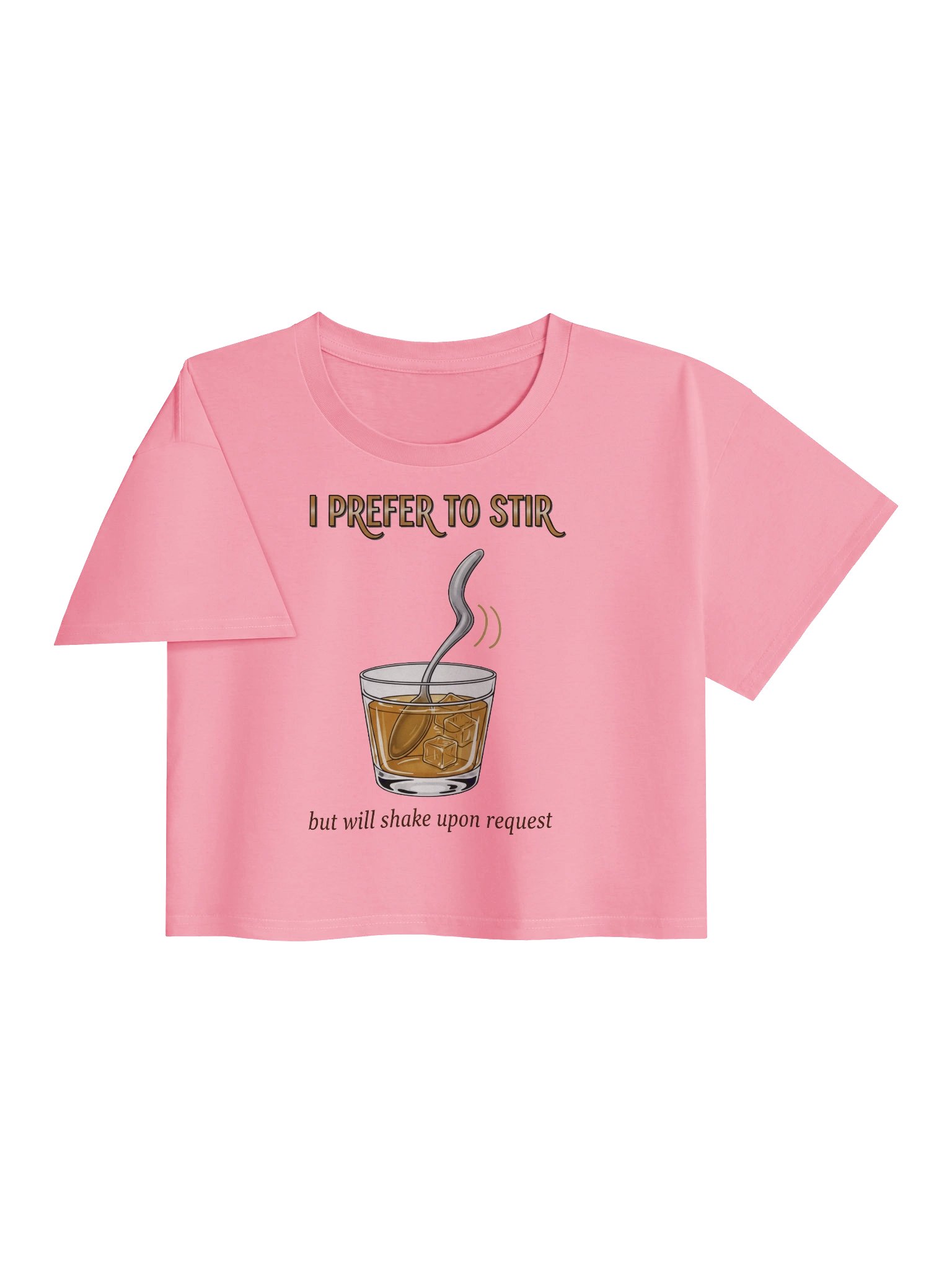“I Prefer to Stir, But Will Shake Upon Request” – Saucy Spoon Crop Top product image (3)