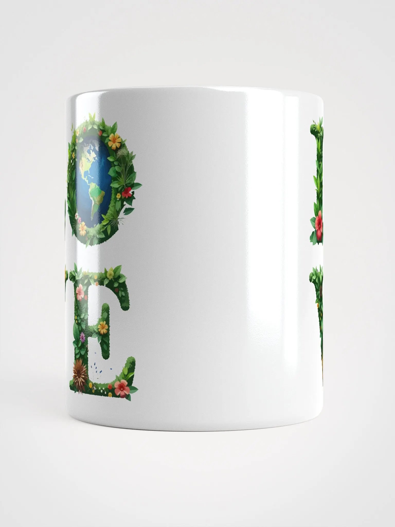 Love & Nature White Glossy Mug product image (5)
