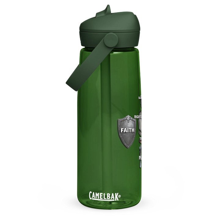 Full Armor of God 25oz Flip Straw Water Bottle product image (2)