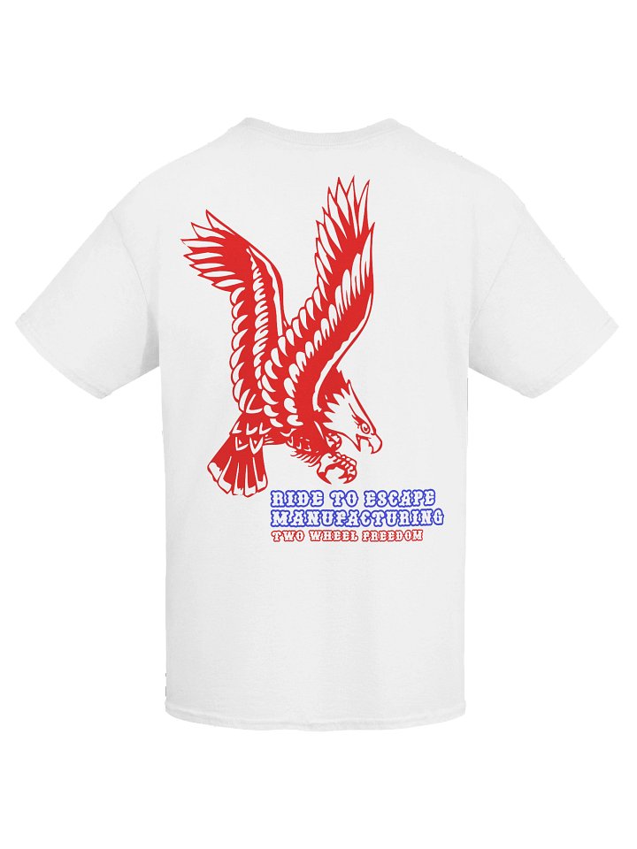 TWO WHEEL FREEDOM WHITE TEE product image (1)
