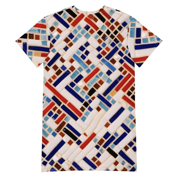 Linear Luxe T Shirt Dress product image (2)