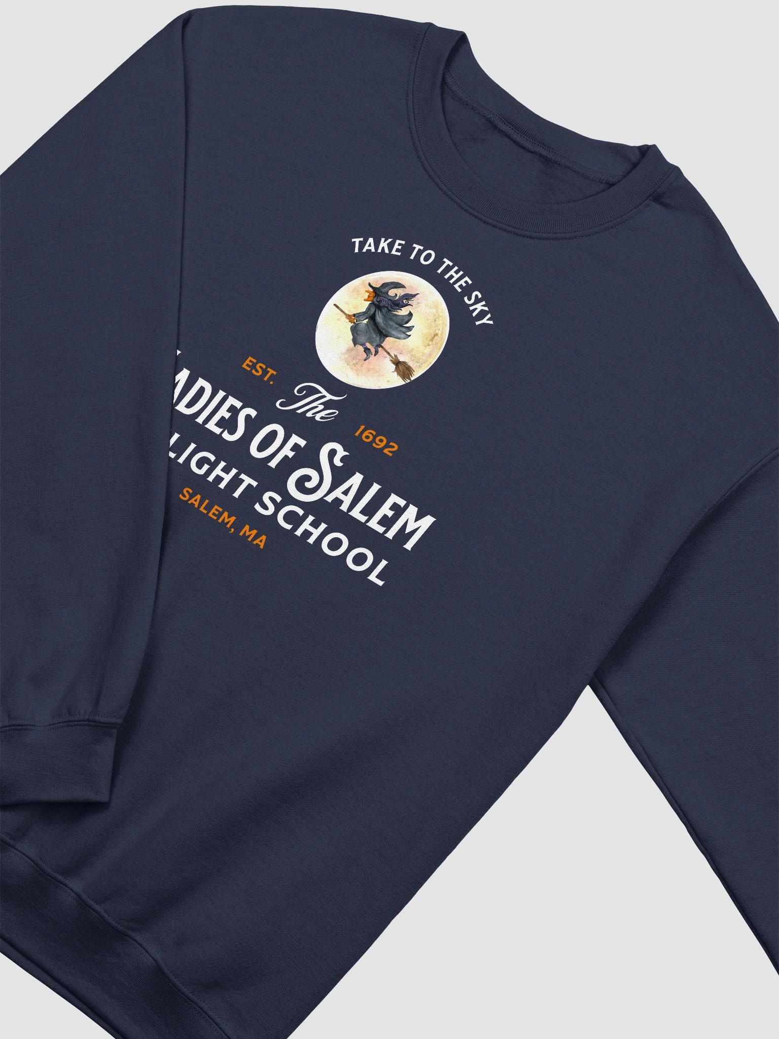 Witch Take to the Sky Halloween Sweatshirt product image (4)