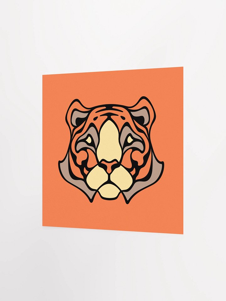 Siberian Tiger - Square Matte Paper Poster product image (2)