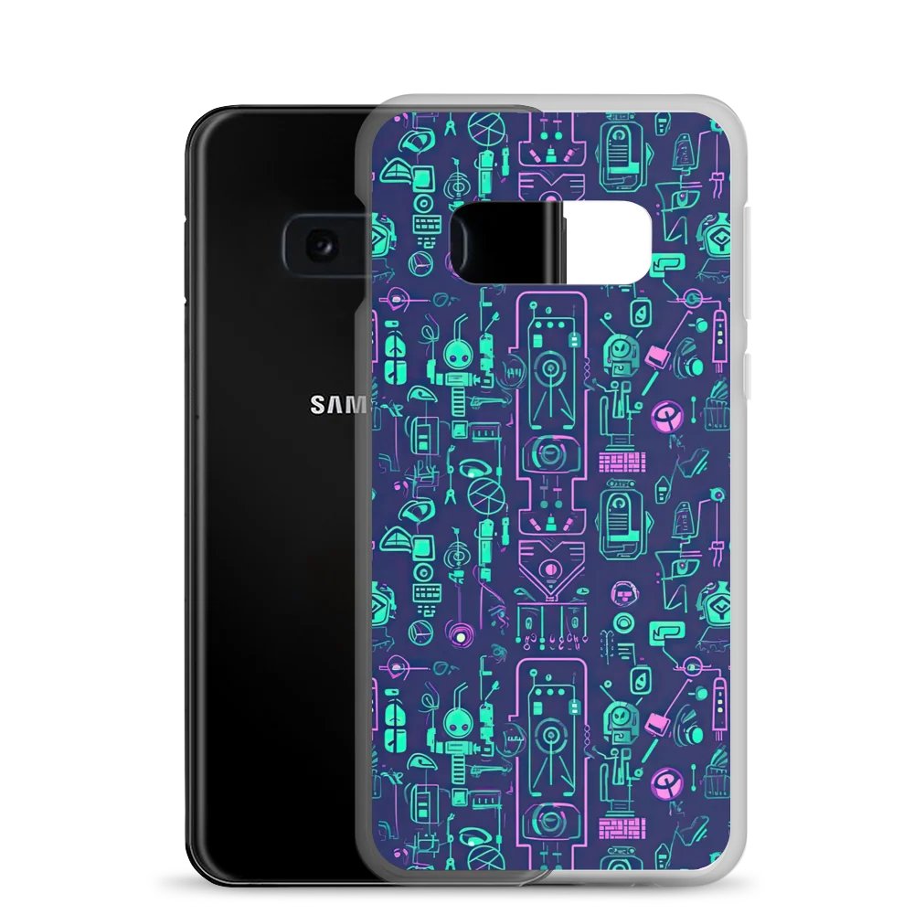 Futuristic Techno Pattern Samsung® Case product image (24)