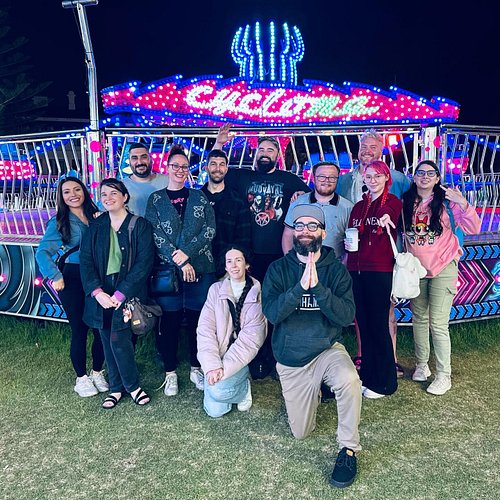 Love catching up with our @twitch.adelaide pals and going on some fair rides at Semaphore despite my advanced age 👴 🎢 #semaph...