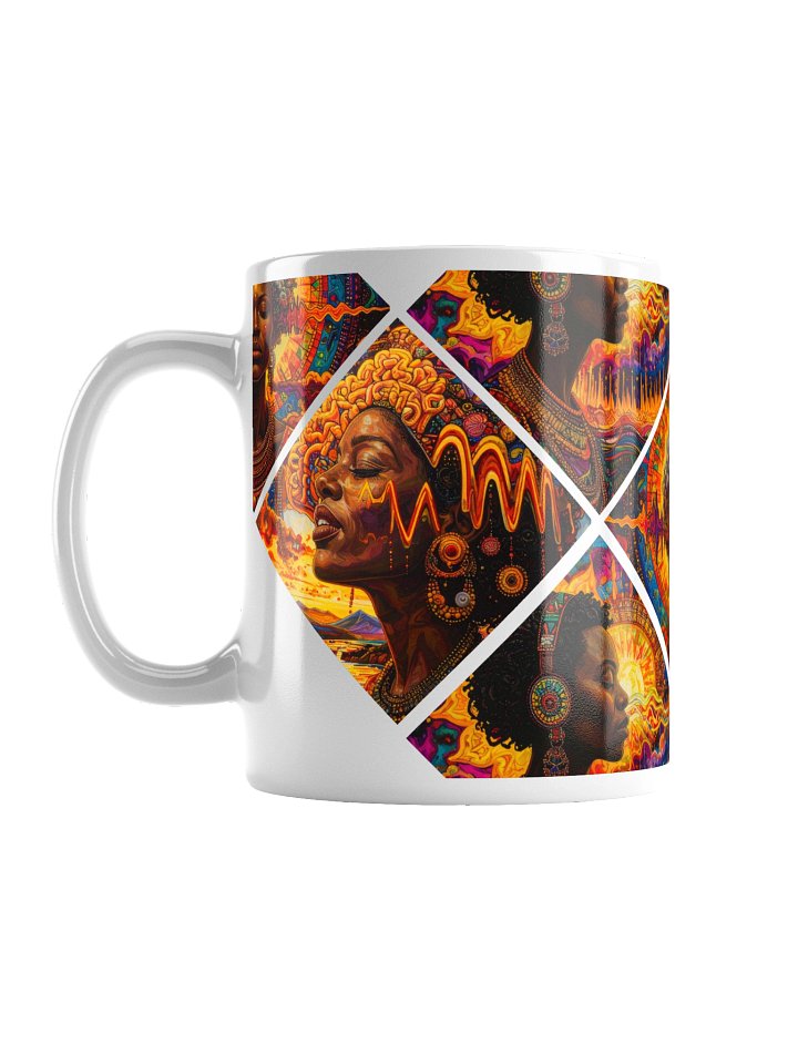 Psychedelic Black Women Collage Mug product image (2)