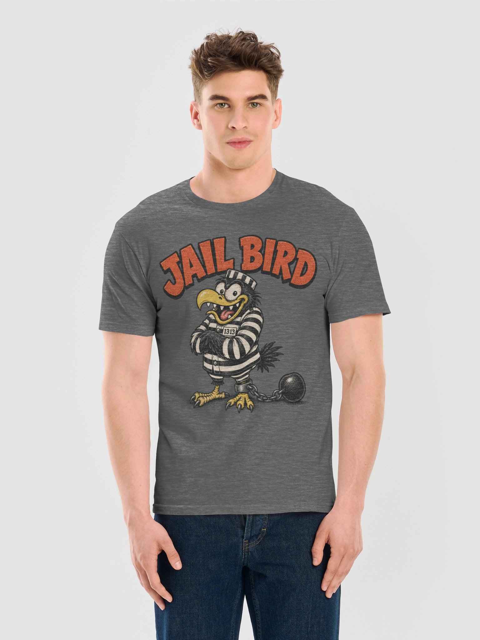 Jail Bird - Gildan Unisex Softstyle T-Shirt product image (2)