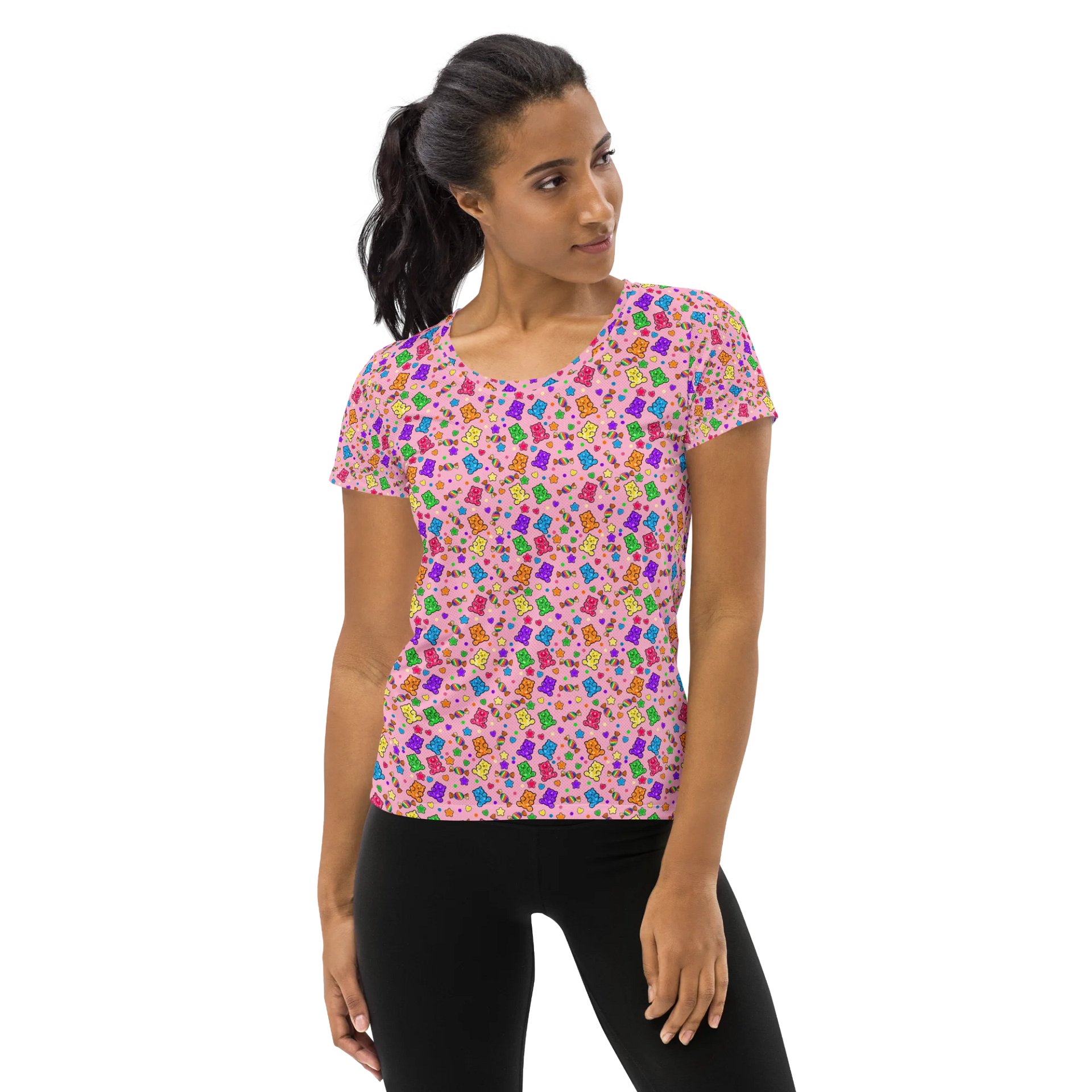 Candy Shop Athletic Woman’s Tee product image (1)
