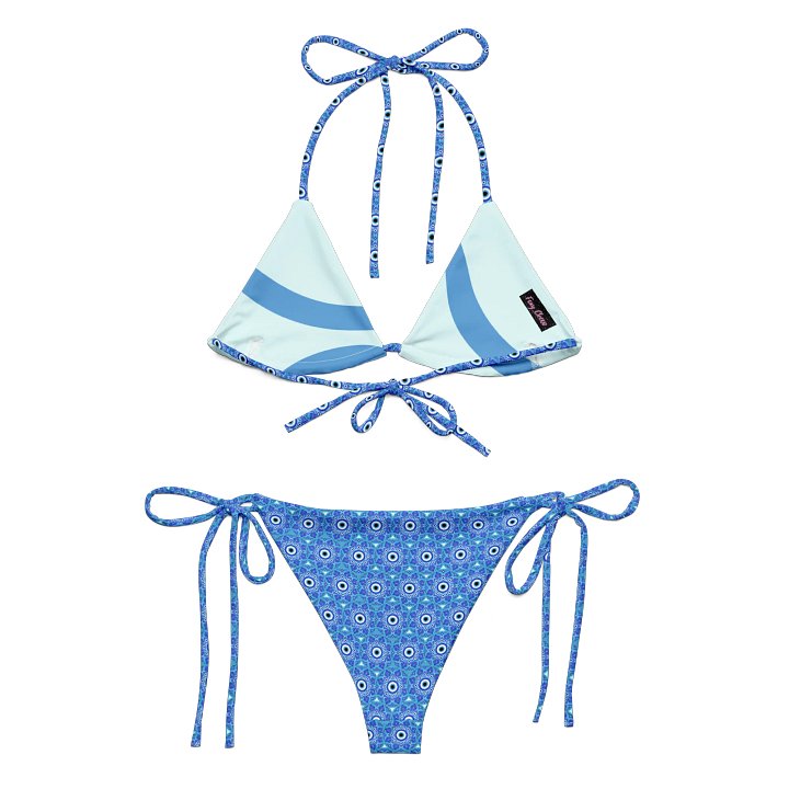 Blue Mandela Effect String Bikini Set product image (1)