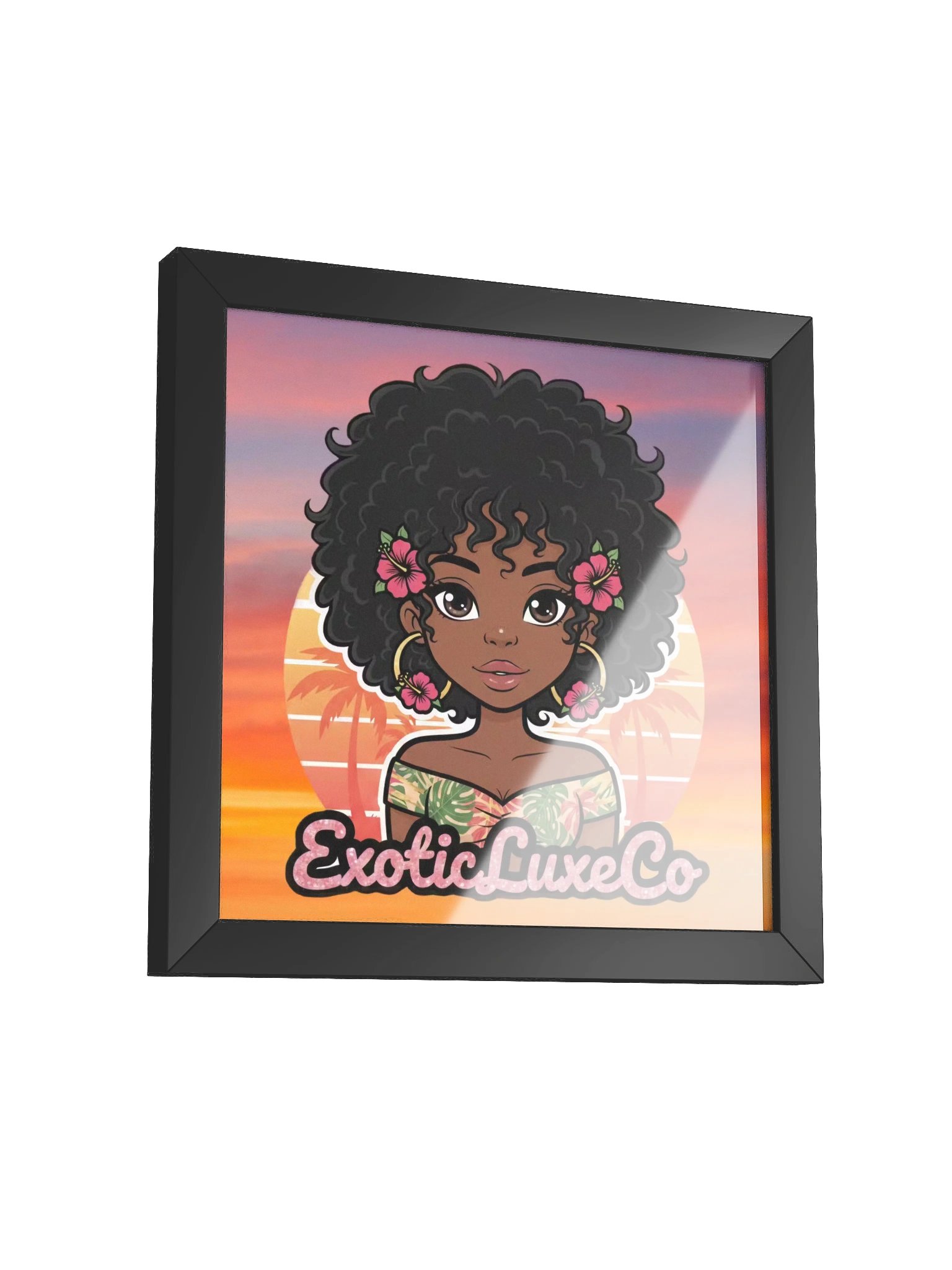 Exotic Luxe Gal Framed Poster product image (17)