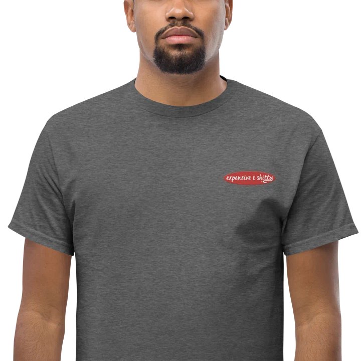 EXPENSIVE & SHITTY UNISEX EMBROIDERED HEAVY TEE product image (1)