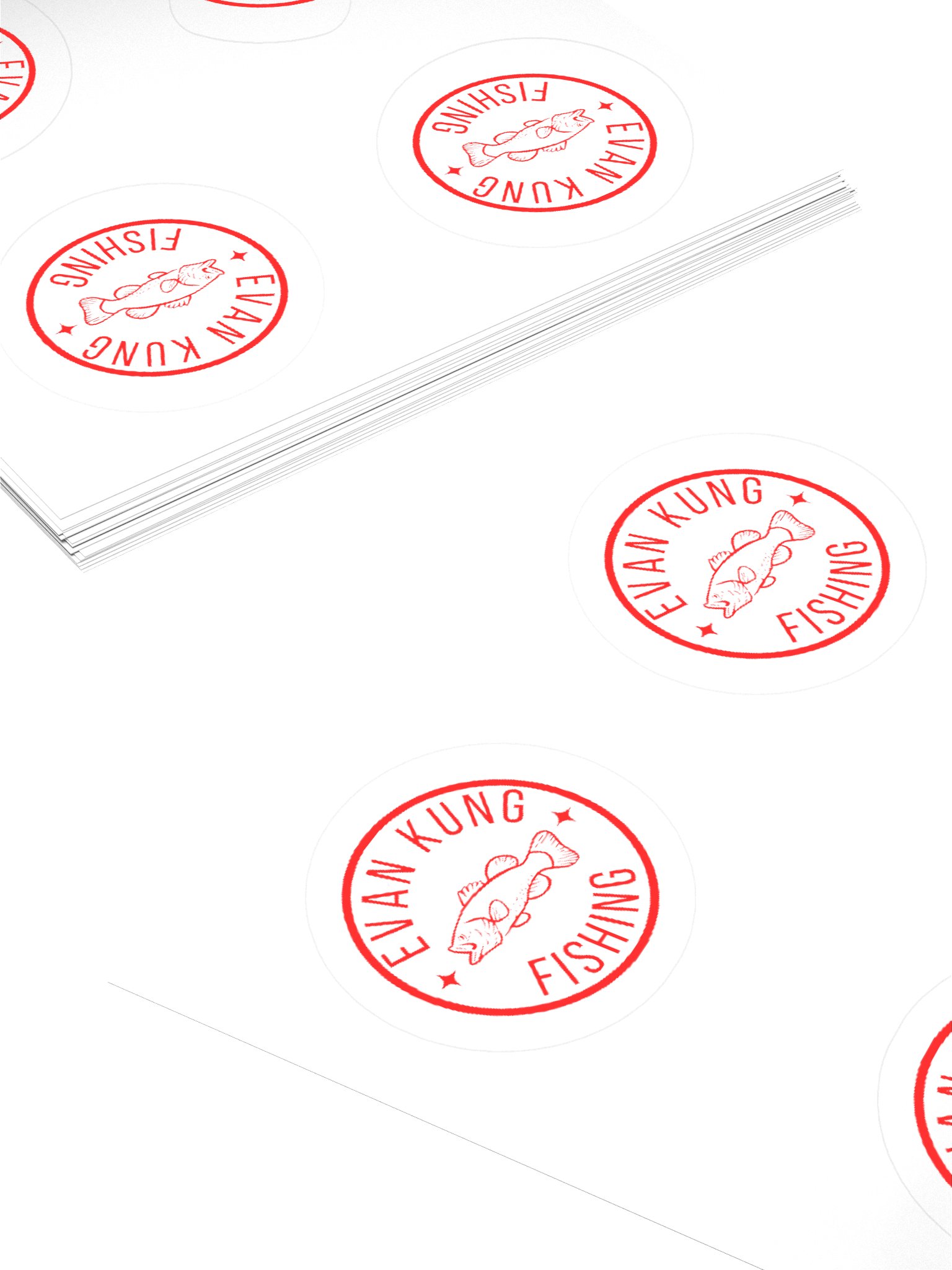 Evan Kung Logo Stickers product image (4)