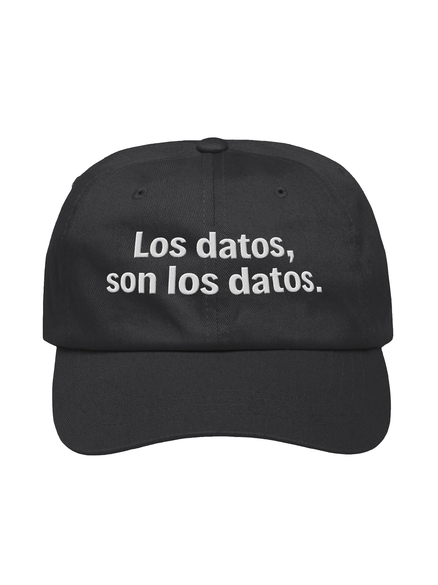 Los datos son los datos gorra