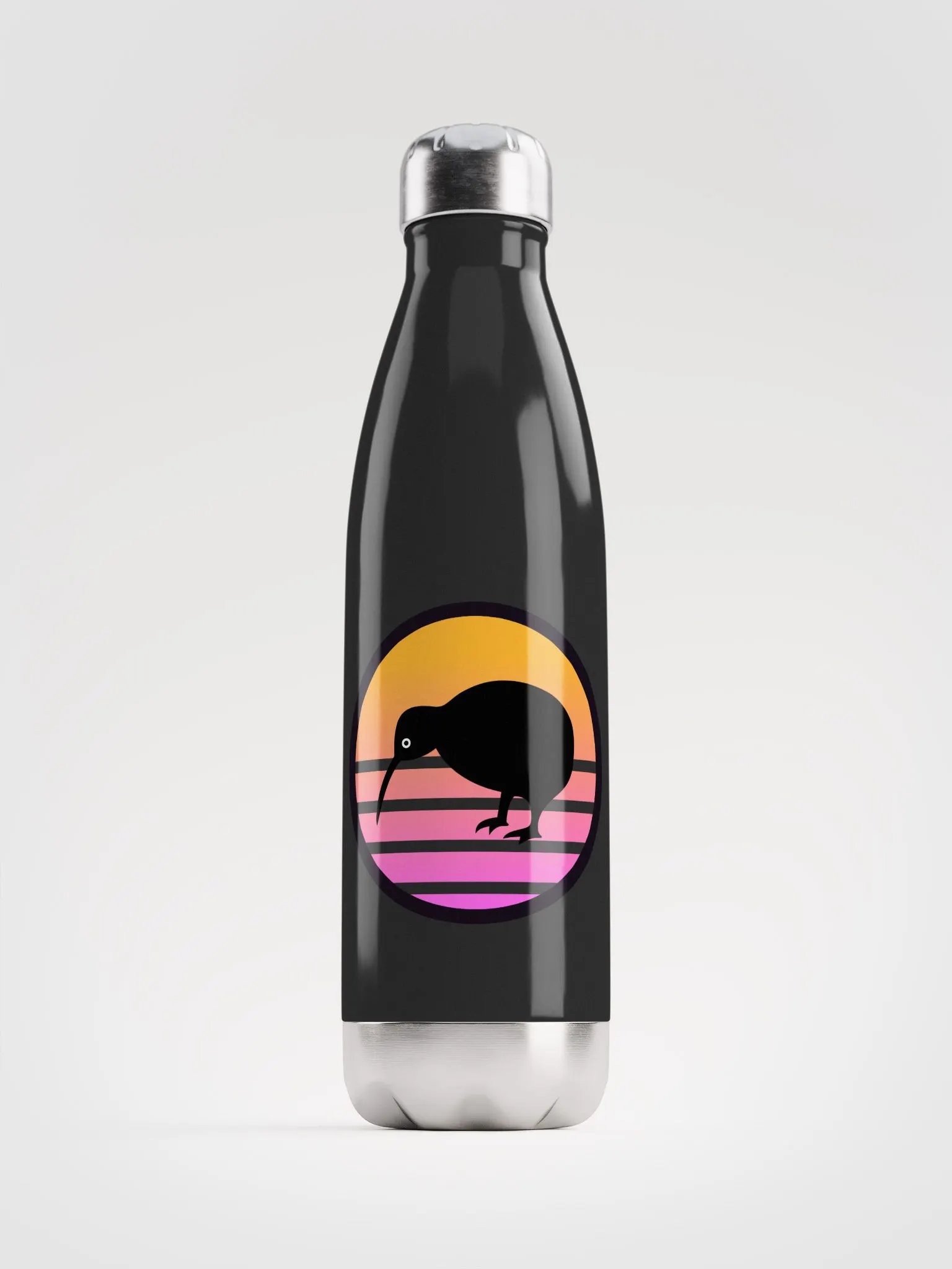 Retro Sunset Kiwi Bird product image (1)