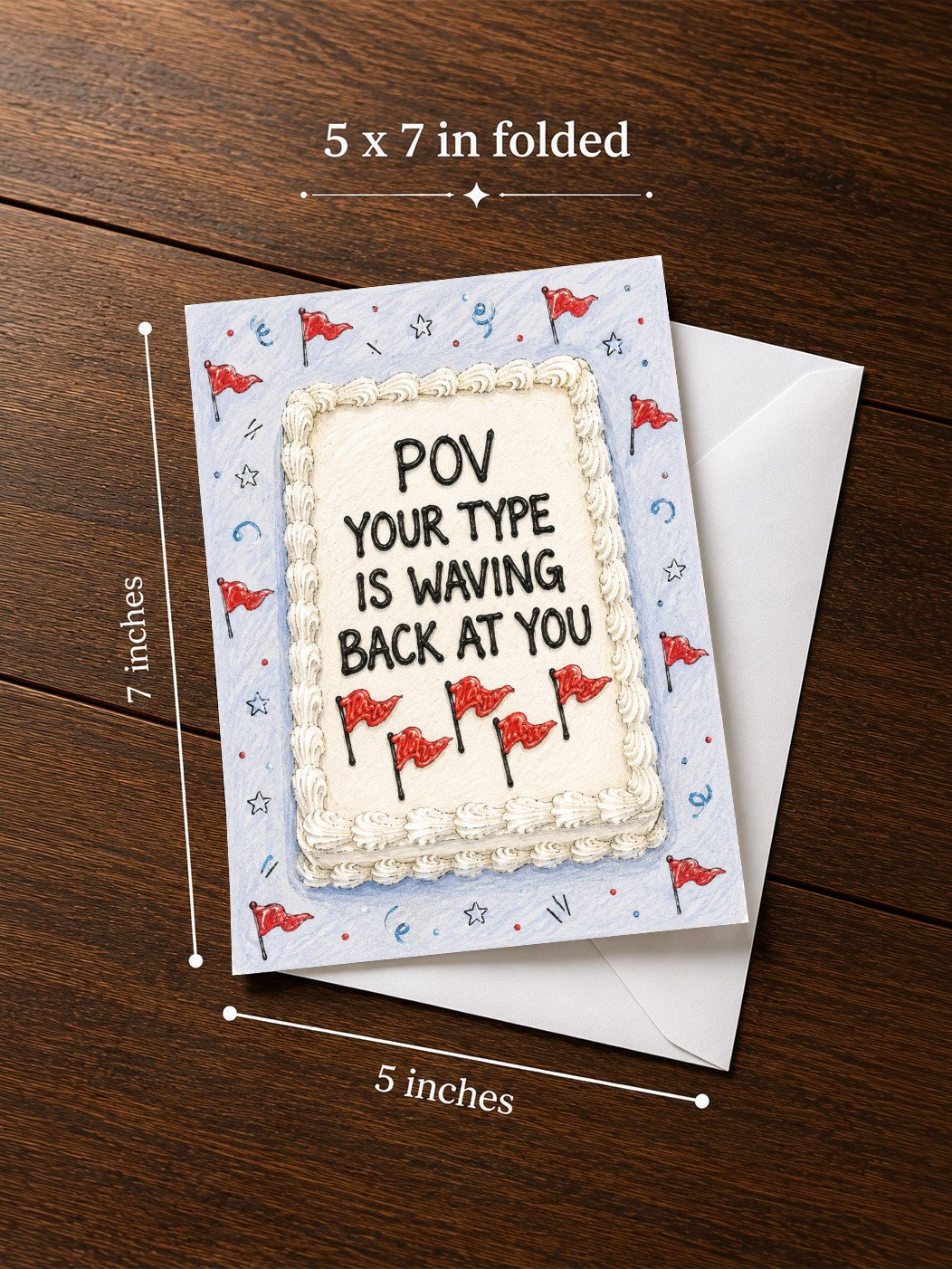 POV: Your Type Is Waving Greeting Card product image (2)