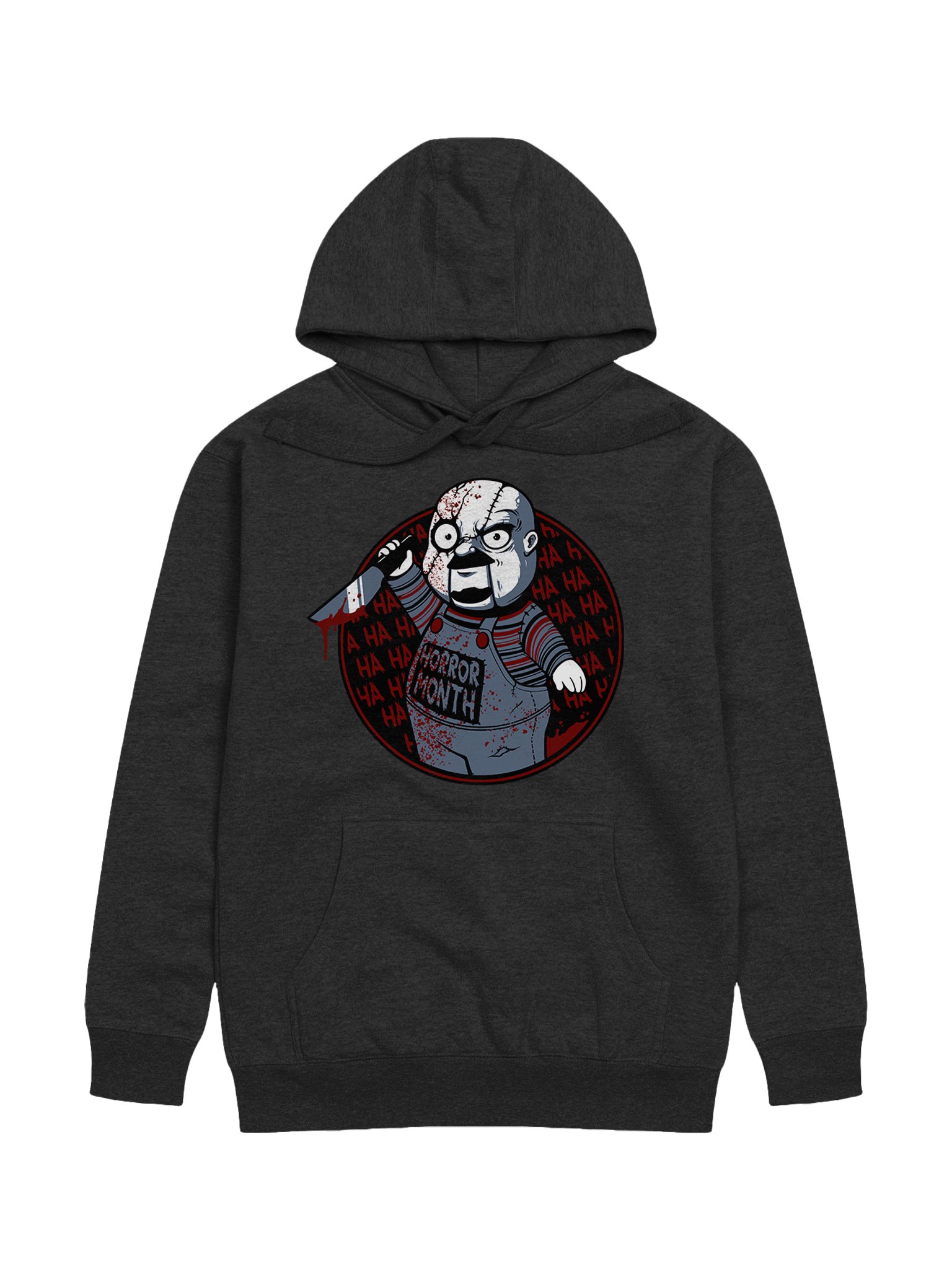 (Preorder) Horror Month Screen Printed Hoodie 2024 product image (1)