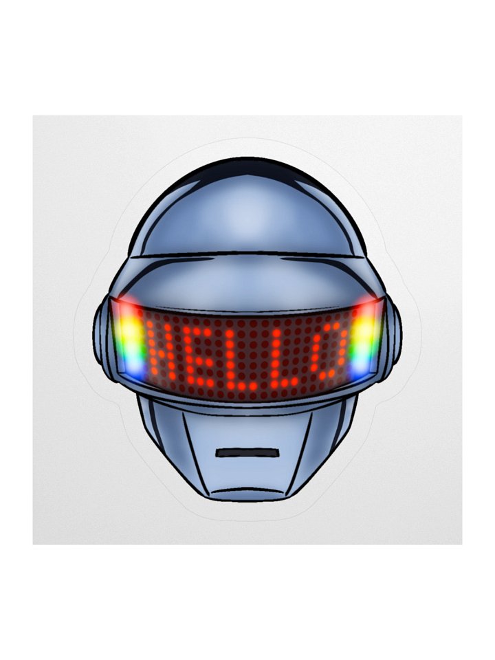 Robot 02 (Hello) Sticker product image (2)