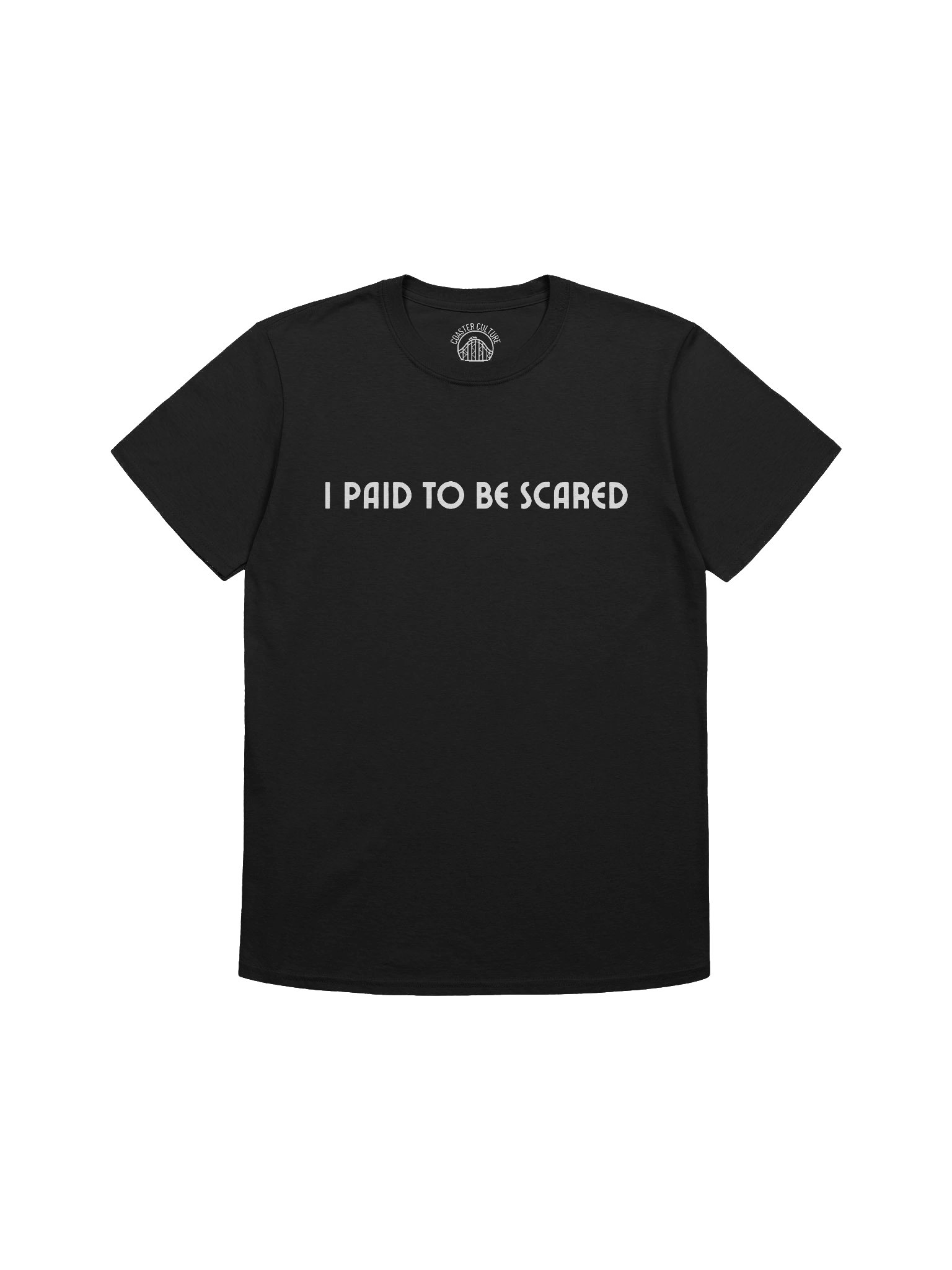 I Paid To Be Scared T‑Shirt – Funny Haunted House & Thrill Ride Tee product image (1)