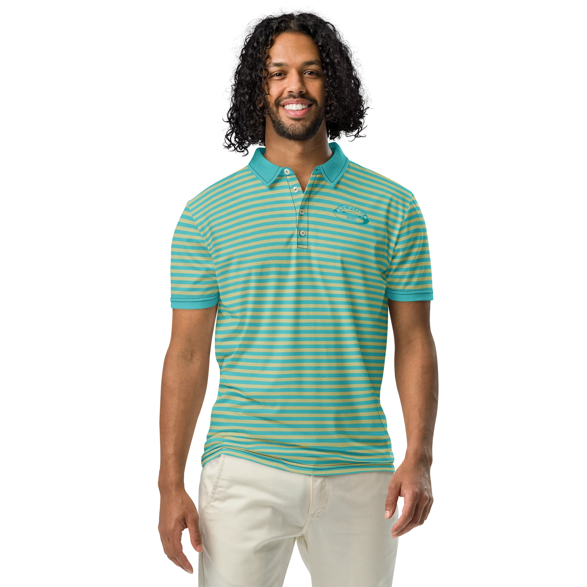 Green Stripped Polo product image (3)