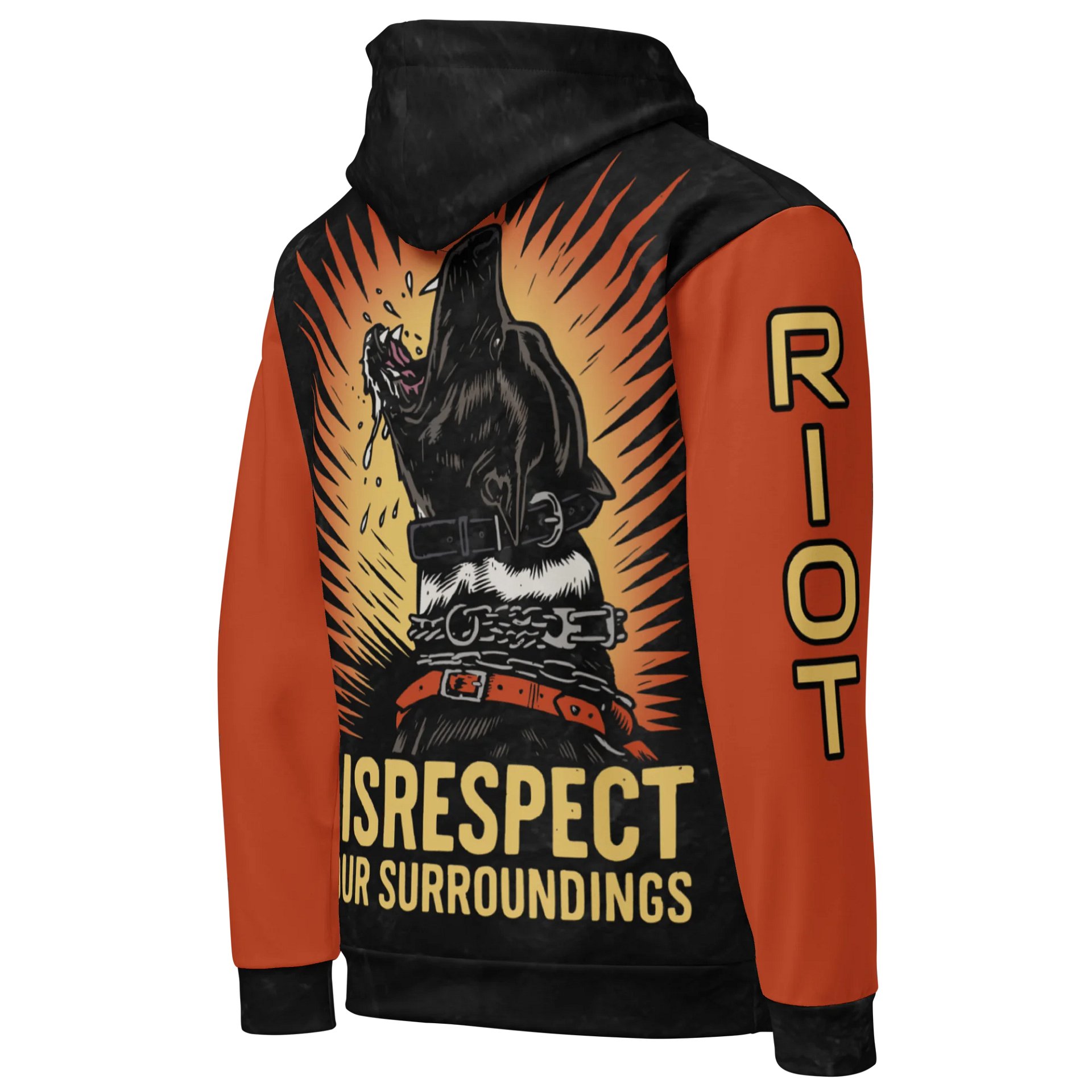 DISRESPECT - Premium Adult Unisex All Over Print Hoodie product image (5)