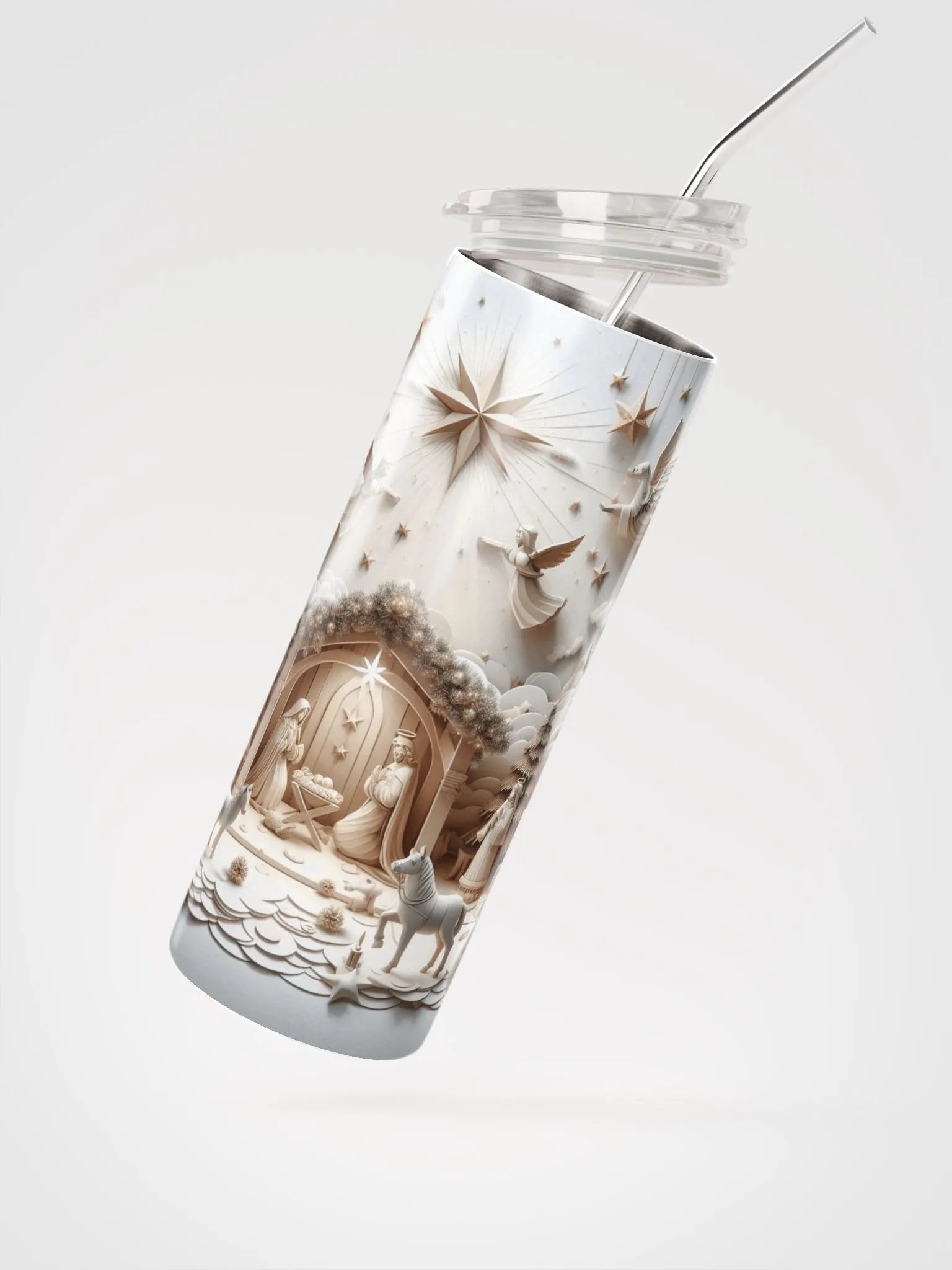 Nativity Scene Stainless Steel Tumbler product image (3)