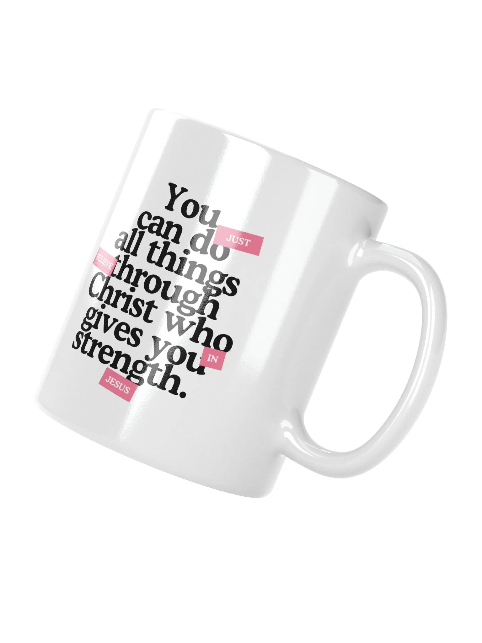 Christ Gives Me Strength Mug product image (3)