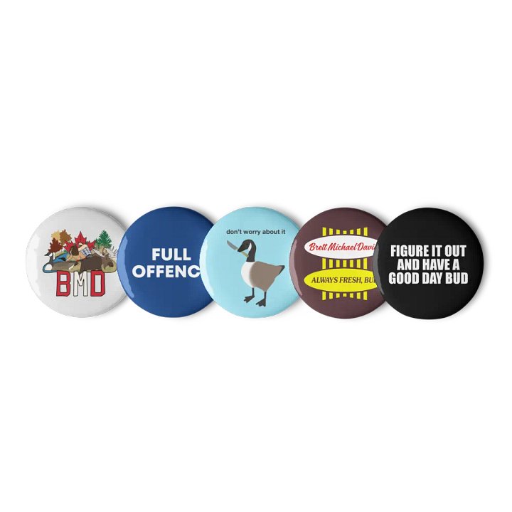 5 Pack of Buttons product image (1)
