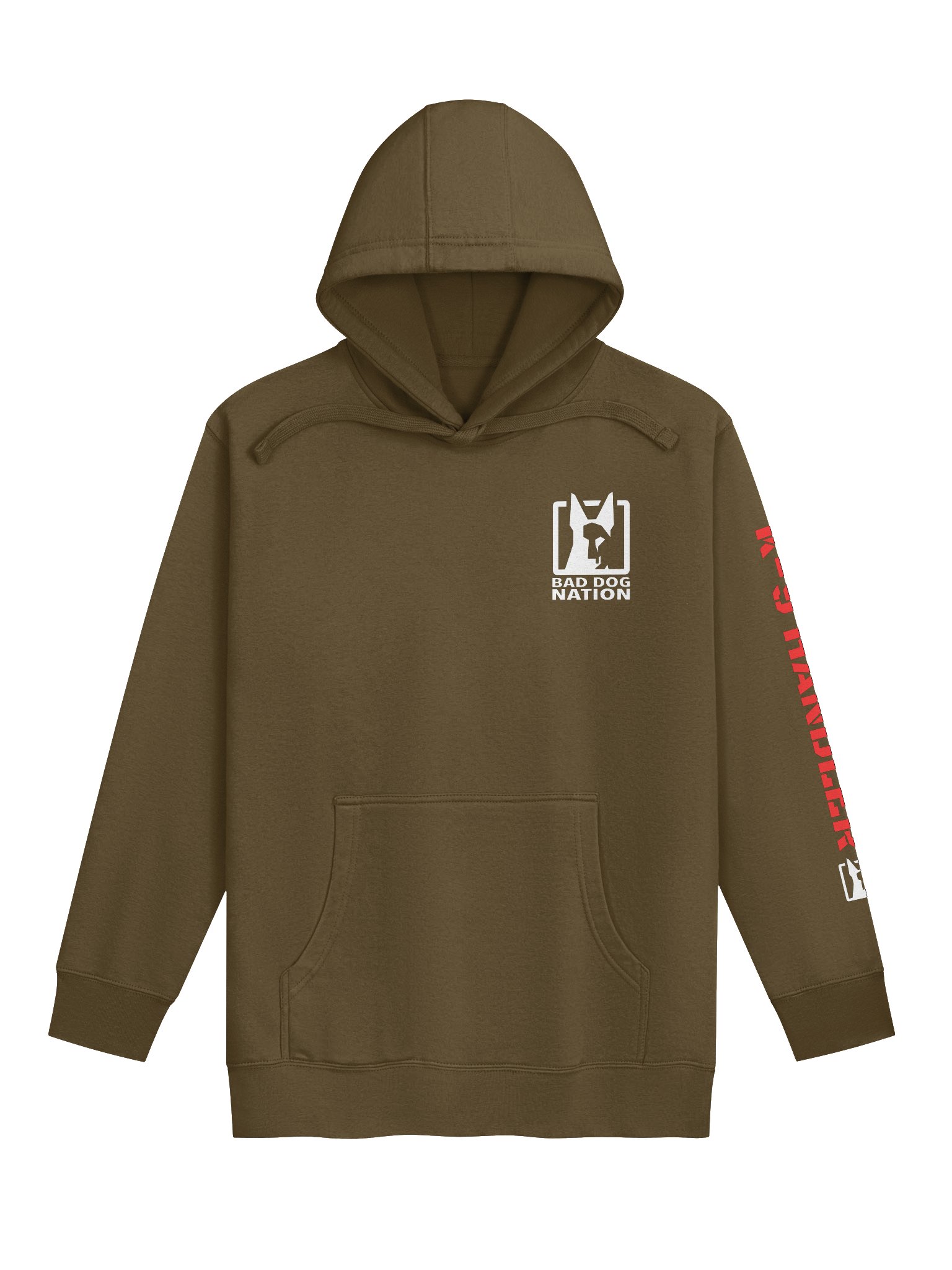 K9 Handler Sleeve Print - Premium Adult Unisex Hoodie product image (1)