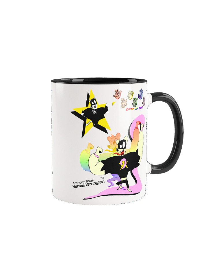 COME ON OUT! Frutiger Metro Duo Vermili and Eudo Mug product image (4)