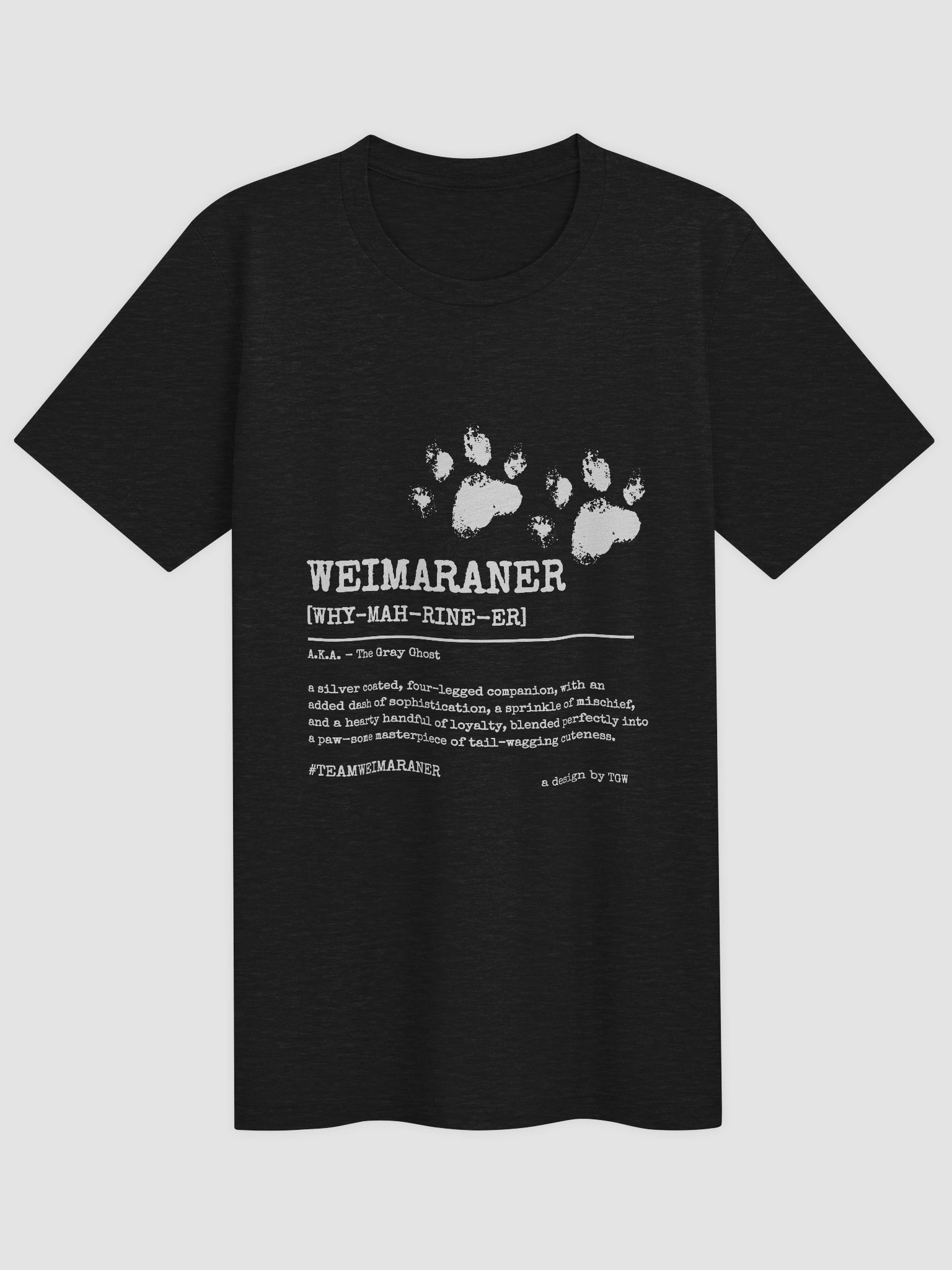 Definition of Weimaraner V2 - Bella+Canvas Triblend Short Sleeve T-Shirt product image (2)