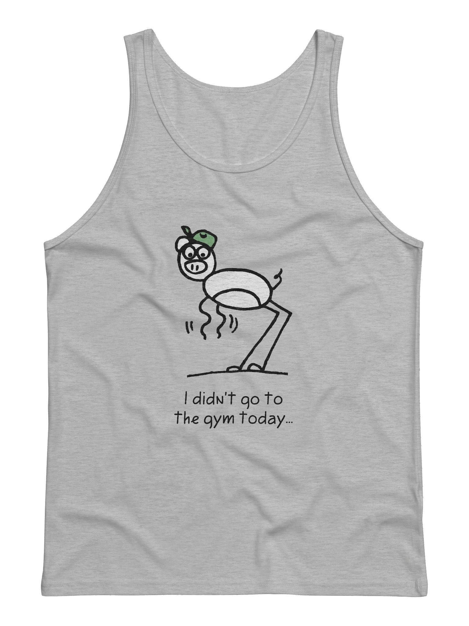 'I didn't go to the Gym today' Pupsies! Tank Top product image (1)