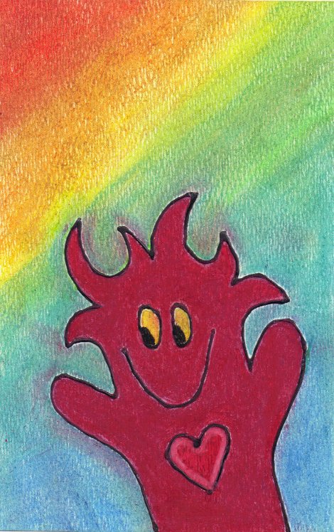 Love monster artwork