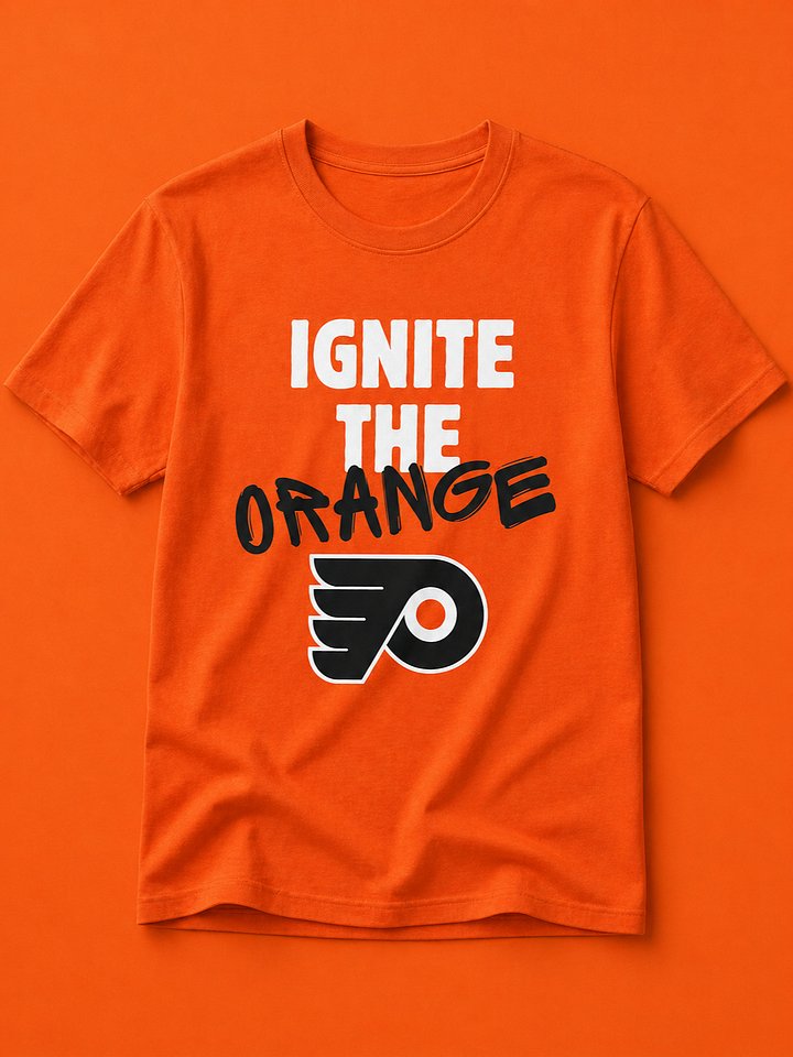 Philadelphia Flyers "Ignite The Orange" T-Shirt | 2026 NHL Playoffs Fan Gear product image (2)