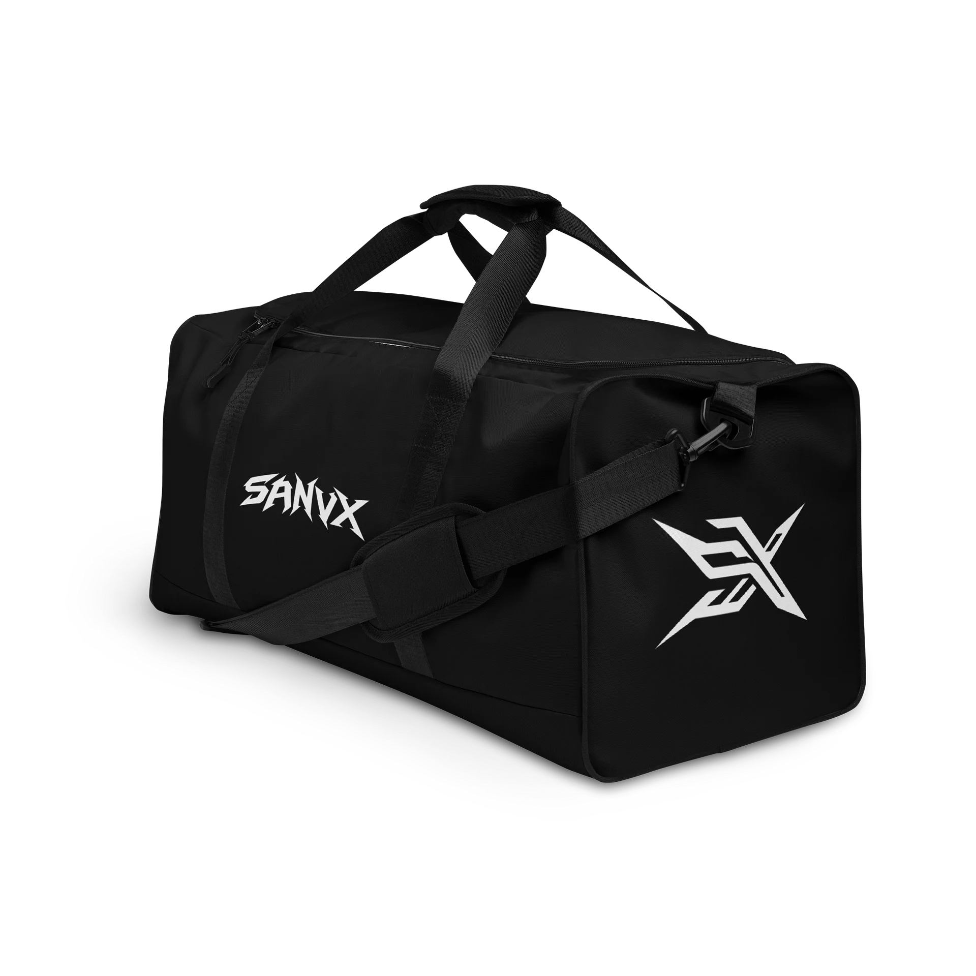 SANVX Minimal Black & White Duffle Bag product image (3)