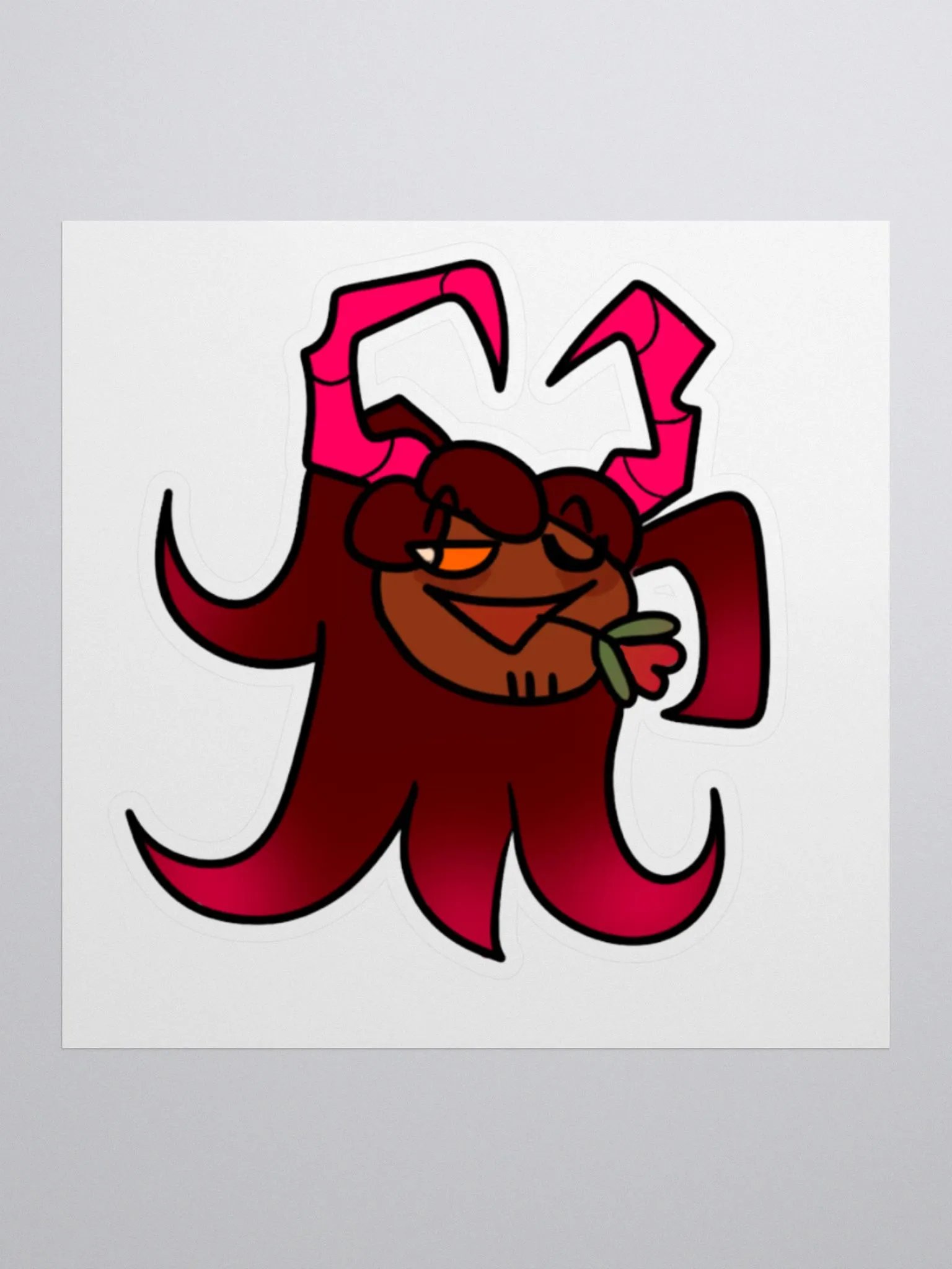 Asmodeus Sticker Plain product image (3)