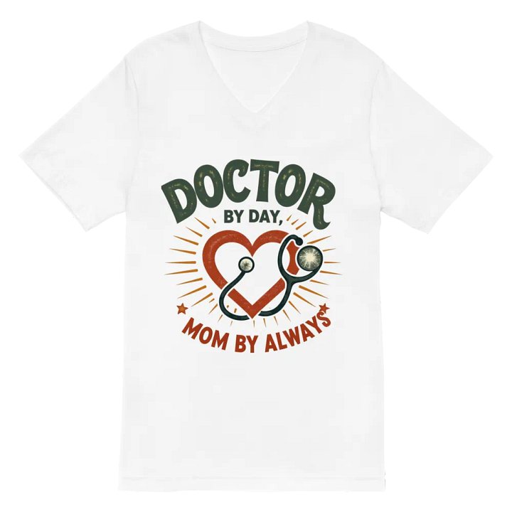 Heartfelt Doctor & Mom V-Neck Tee product image (2)