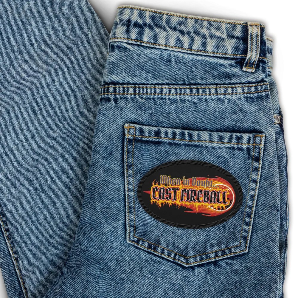When in Doubt Cast Fireball Patch product image (7)
