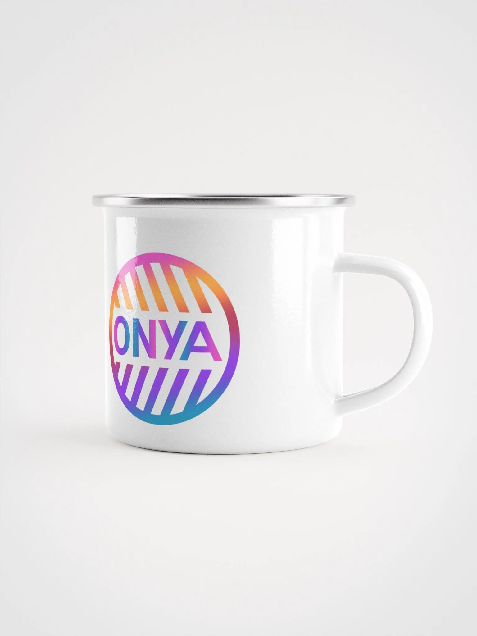 Retro ONYA Enamel Mug product image (1)