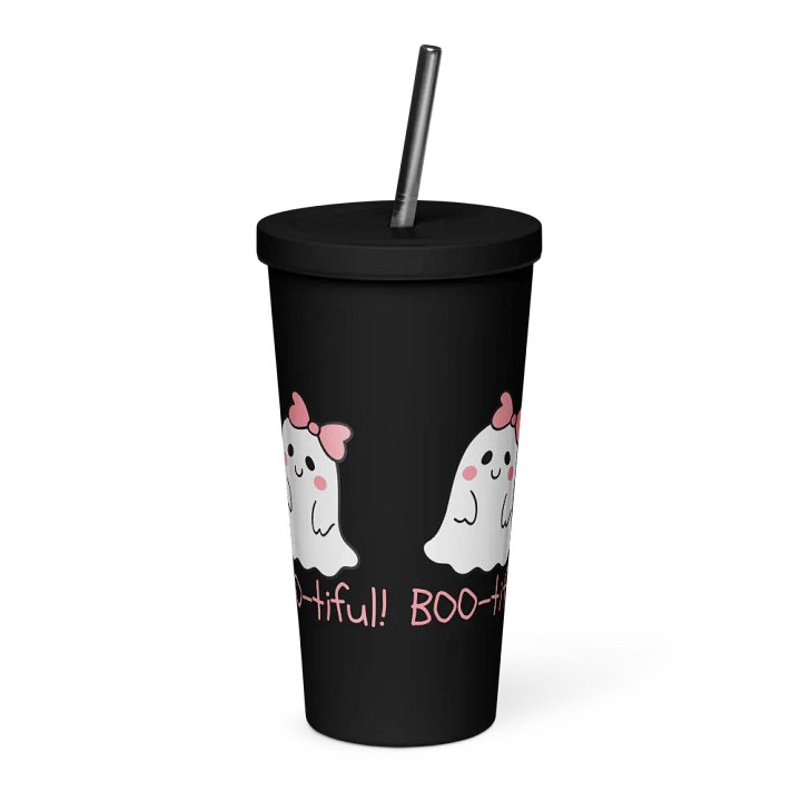 BOO-tiful Insulated Tumbler with Straw product image (2)