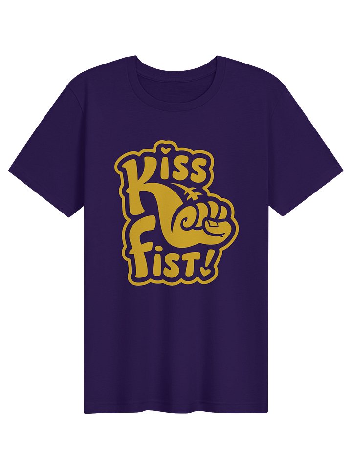 Kiss Fist Yellow Graphic Tee product image (1)