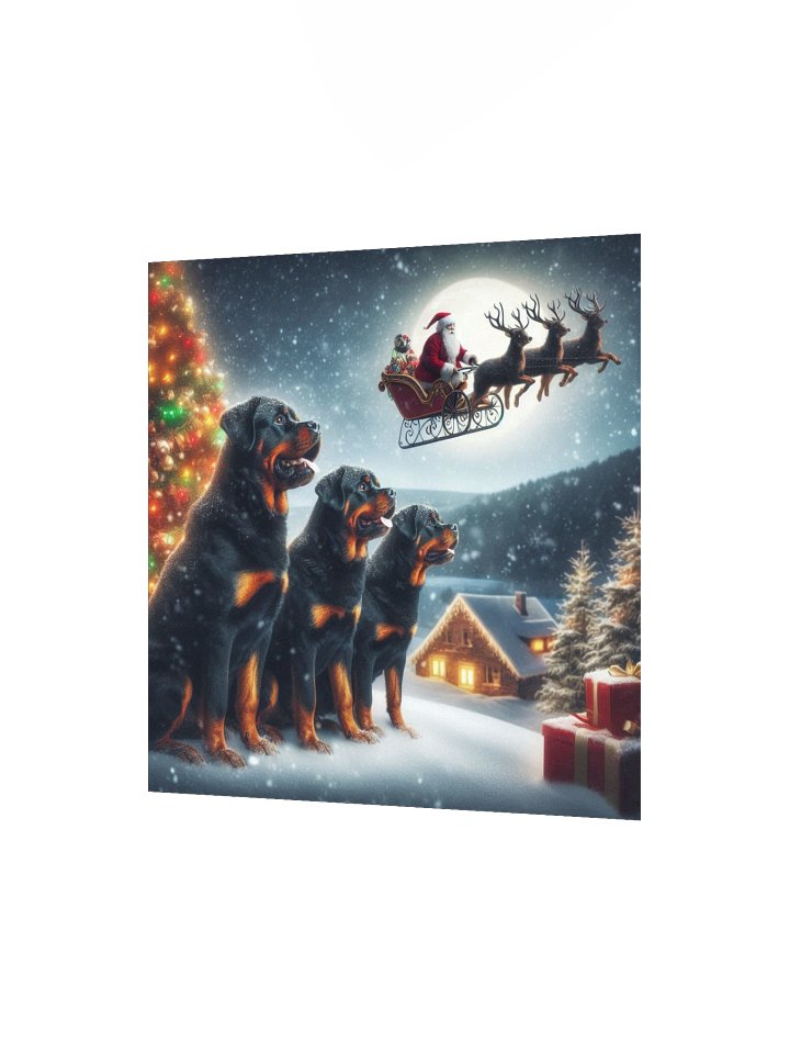 Winter Wonderland Rottweiler Poster product image (6)